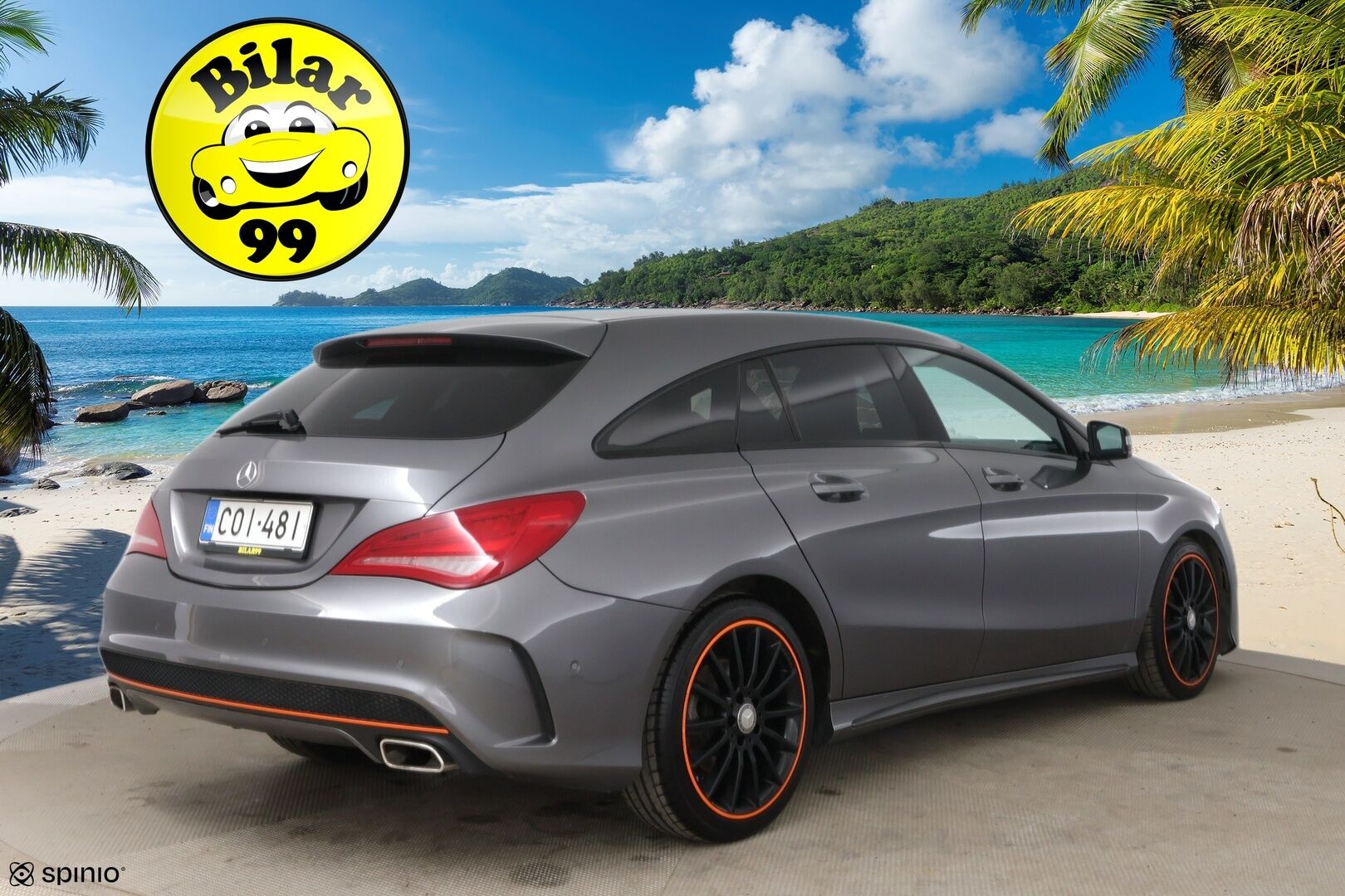 Mercedes-Benz CLA 2016 220 CDI A AMG Orange Art Edition / Adapt.vak / Webasto / ILS / P-kamera - BLIS / Kahdet renkaat aluvanteilla / Tarkka huoltohistoria! - HULLUT AVAJAISHULINAT KORKOTARJOUS 3,29 %