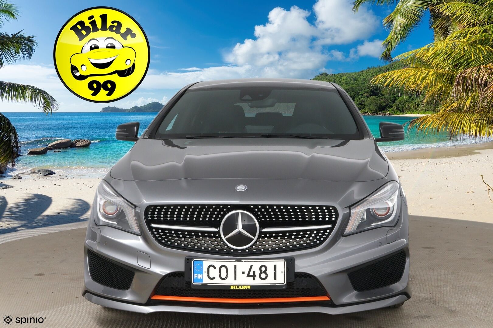 Mercedes-Benz CLA 2016 220 CDI A AMG Orange Art Edition / Adapt.vak / Webasto / ILS / P-kamera - BLIS / Kahdet renkaat aluvanteilla / Tarkka huoltohistoria! - HULLUT AVAJAISHULINAT KORKOTARJOUS 3,29 %