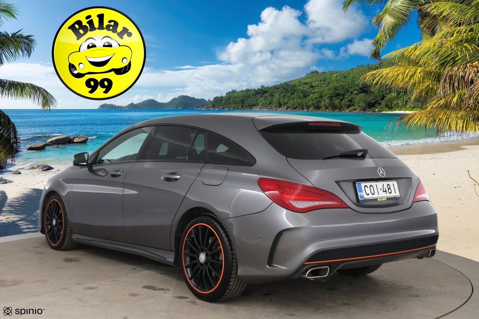 Mercedes-Benz CLA 2016 220 CDI A AMG Orange Art Edition / Adapt.vak / Webasto / ILS / P-kamera - BLIS / Kahdet renkaat aluvanteilla / Tarkka huoltohistoria! - HULLUT AVAJAISHULINAT KORKOTARJOUS 3,29 %