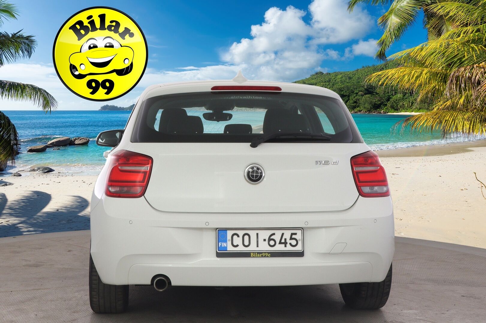 BMW 116 2014 F20 Hatchback 116d TwinPower Turbo A Business * Lohko / Vakkari / Keyless Go / Tutkat / Bluetooth * - *Suomi-auto / Kahdet renkaat vanteineen / Pienet kustannukset*