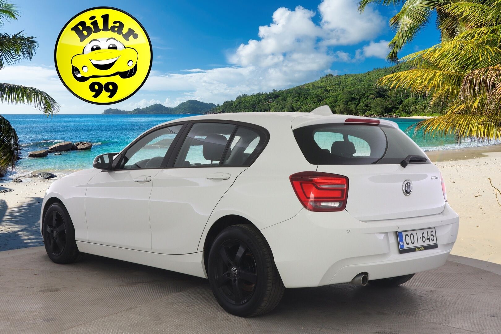 BMW 116 2014 F20 Hatchback 116d TwinPower Turbo A Business * Lohko / Vakkari / Keyless Go / Tutkat / Bluetooth * - *Suomi-auto / Kahdet renkaat vanteineen / Pienet kustannukset*