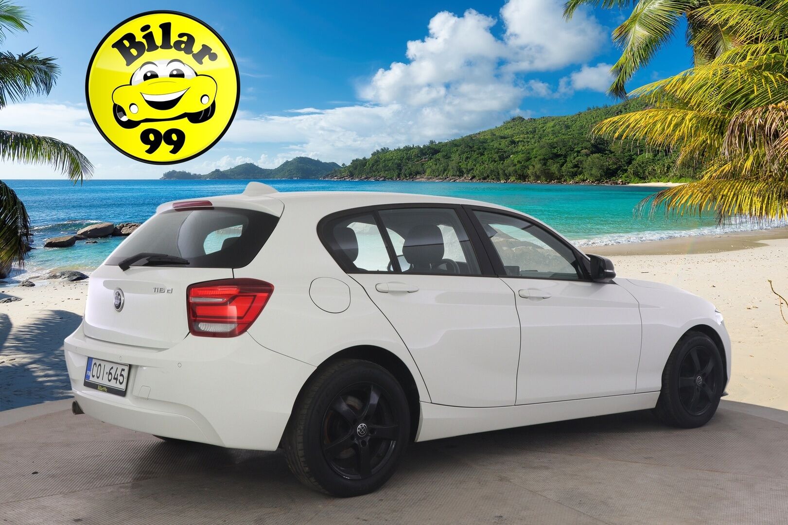 BMW 116 2014 F20 Hatchback 116d TwinPower Turbo A Business * Lohko / Vakkari / Keyless Go / Tutkat / Bluetooth * - *Suomi-auto / Kahdet renkaat vanteineen / Pienet kustannukset*