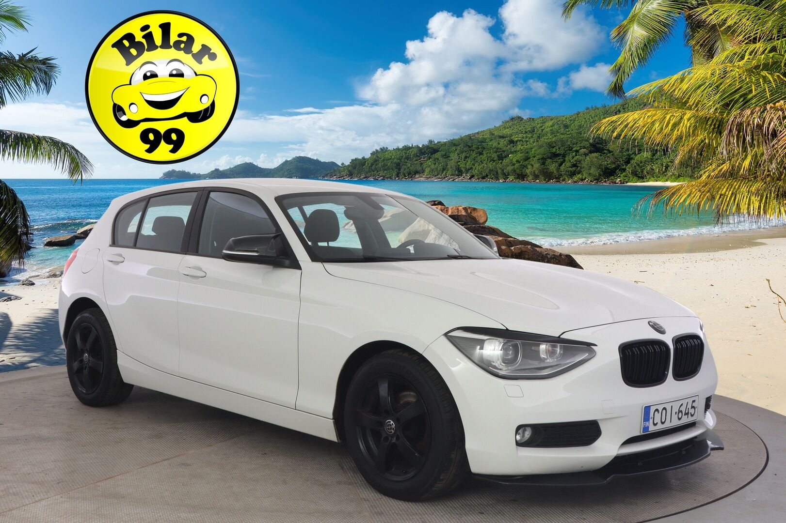 BMW 116 2014 F20 Hatchback 116d TwinPower Turbo A Business * Lohko / Vakkari / Keyless Go / Tutkat / Bluetooth * - *Suomi-auto / Kahdet renkaat vanteineen / Pienet kustannukset*
