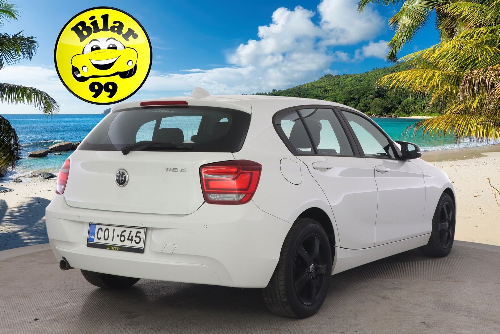 BMW 116 2014 F20 Hatchback 116d TwinPower Turbo A Business * Lohko / Vakkari / Keyless Go / Tutkat / Bluetooth * - *Suomi-auto / Kahdet renkaat vanteineen / Pienet kustannukset*