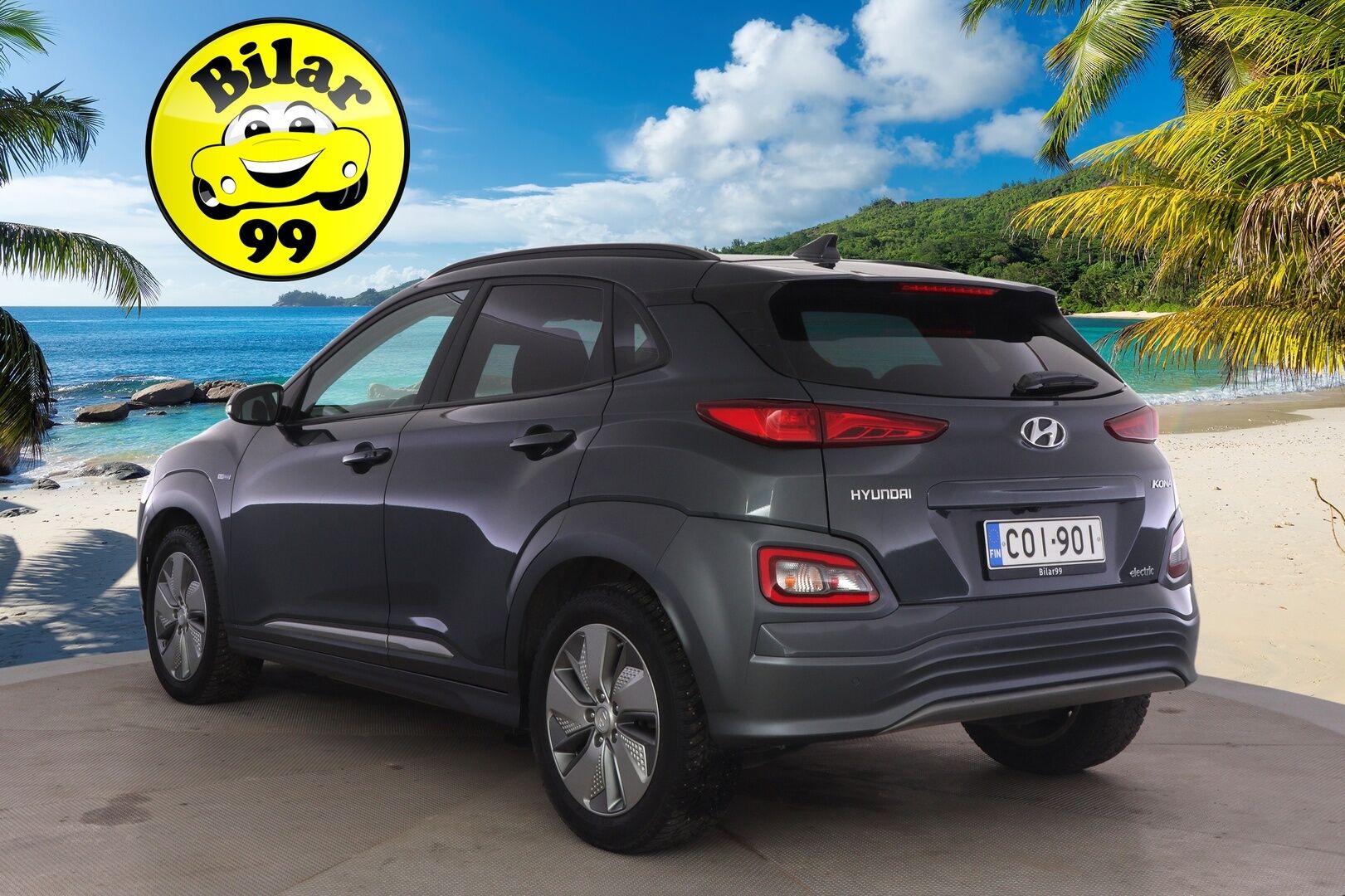 Hyundai KONA 2020 electric 39 kWh 136 hv Comfort ** Lämpöpumppu / Adapt.vakkari / P.kamera / 2x renkaat vanteilla / Carplay ** - Kaksin renkain upeassa kunnossa oleva hyvin varusteltu Suomi-auto!