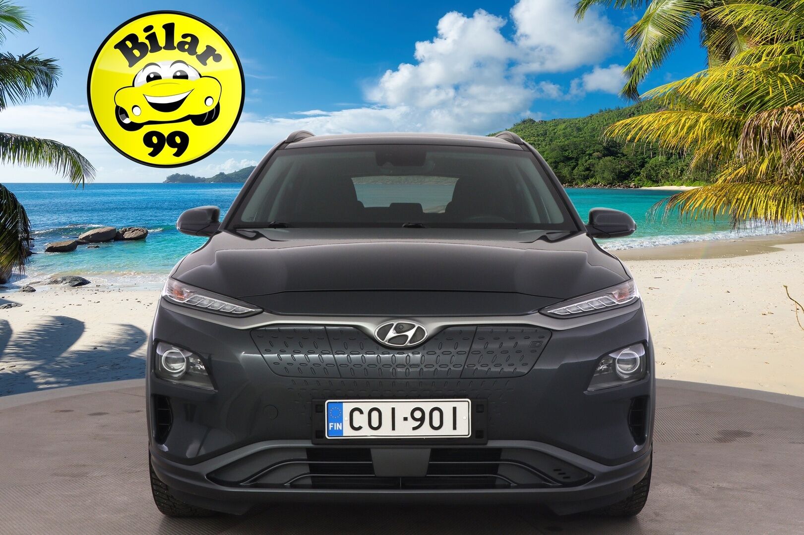 Hyundai KONA 2020 electric 39 kWh 136 hv Comfort ** Lämpöpumppu / Adapt.vakkari / P.kamera / 2x renkaat vanteilla / Carplay ** - Kaksin renkain upeassa kunnossa oleva hyvin varusteltu Suomi-auto!