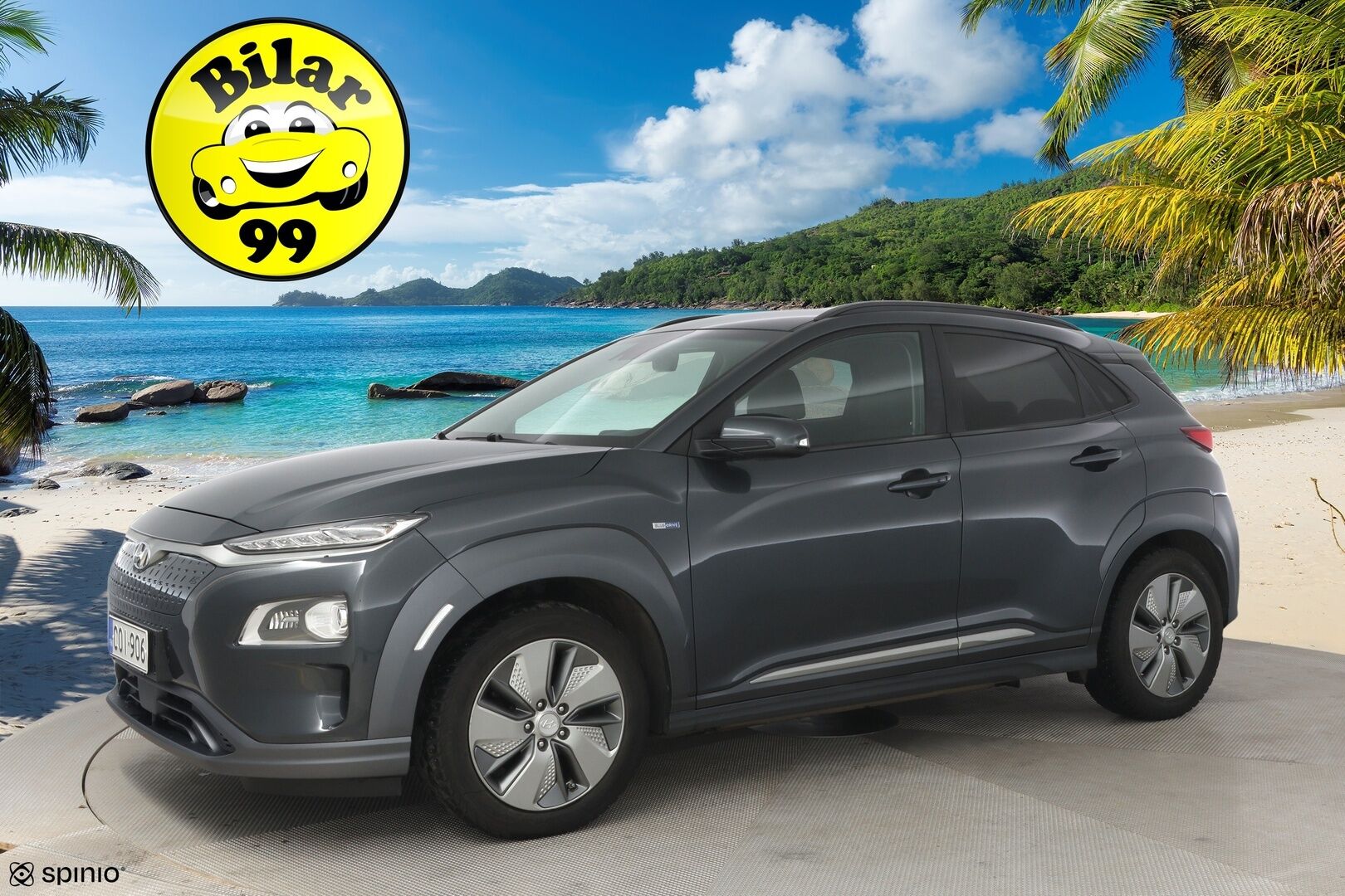 Hyundai KONA 2020 electric 39 kWh 136 hv **ACC / Peruutuskamera / Apple ja Android / Merkkiliikkeen huollot / Navi / Keyless** - Kahdet renkaat aluvanteilla / Merkkihuollettu!