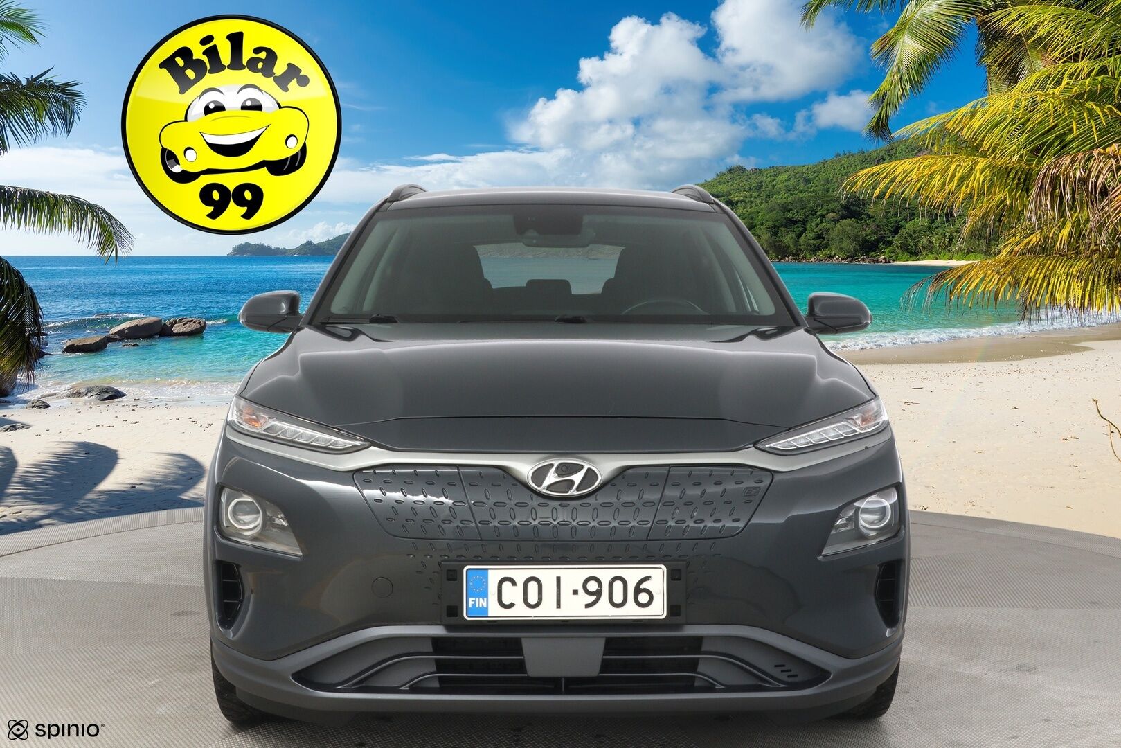Hyundai KONA 2020 electric 39 kWh 136 hv **ACC / Peruutuskamera / Apple ja Android / Merkkiliikkeen huollot / Navi / Keyless** - Kahdet renkaat aluvanteilla / Merkkihuollettu!