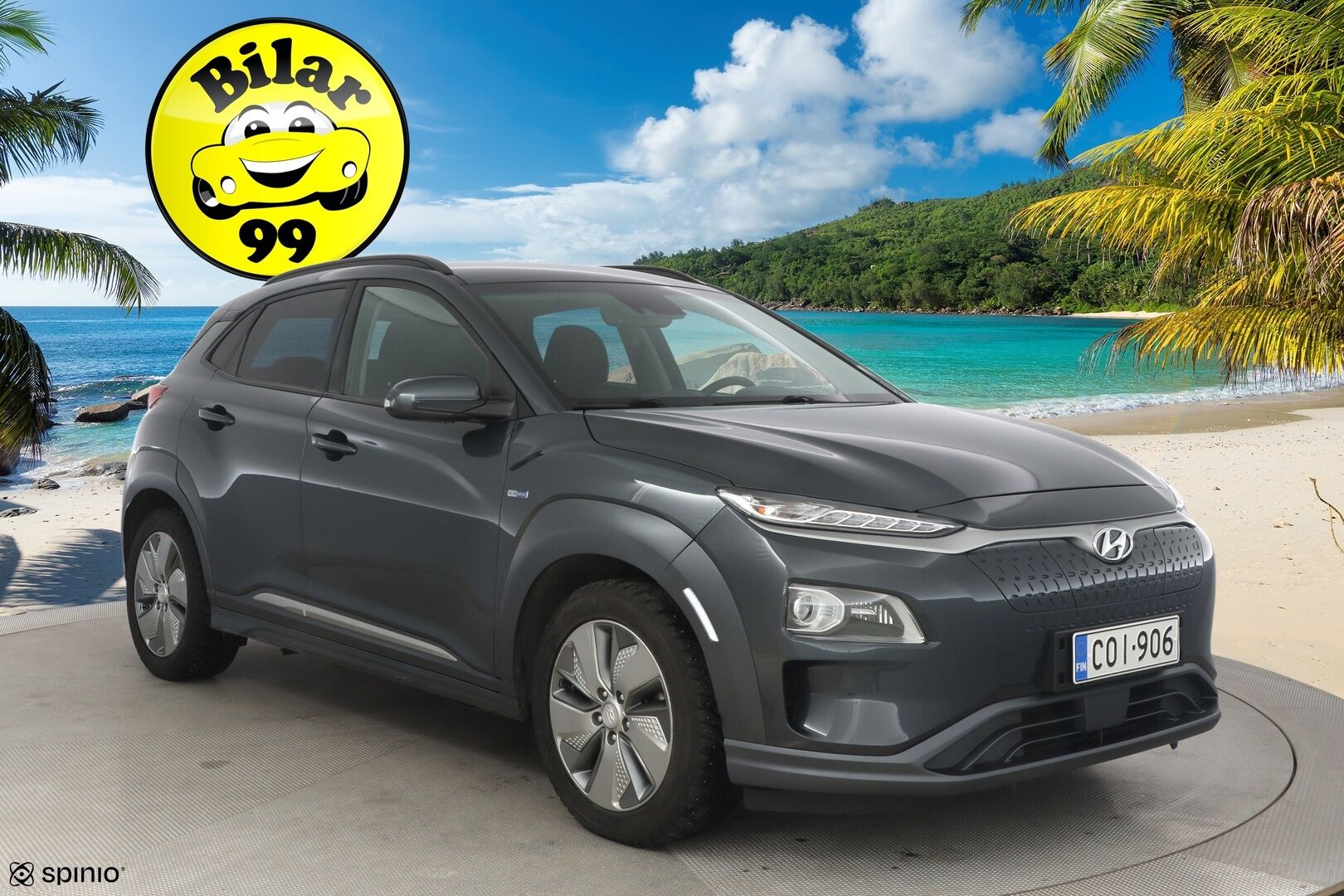 Hyundai KONA 2020 electric 39 kWh 136 hv **ACC / Peruutuskamera / Apple ja Android / Merkkiliikkeen huollot / Navi / Keyless** - Kahdet renkaat aluvanteilla / Merkkihuollettu!