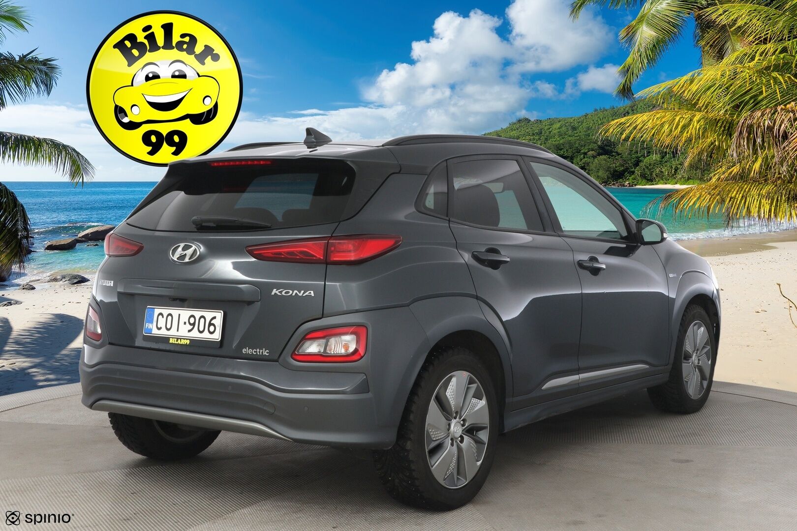 Hyundai KONA 2020 electric 39 kWh 136 hv **ACC / Peruutuskamera / Apple ja Android / Merkkiliikkeen huollot / Navi / Keyless** - Kahdet renkaat aluvanteilla / Merkkihuolto huoltohistoria - HULLU BLACKWEEK KORKOTARJOUS 2,49%