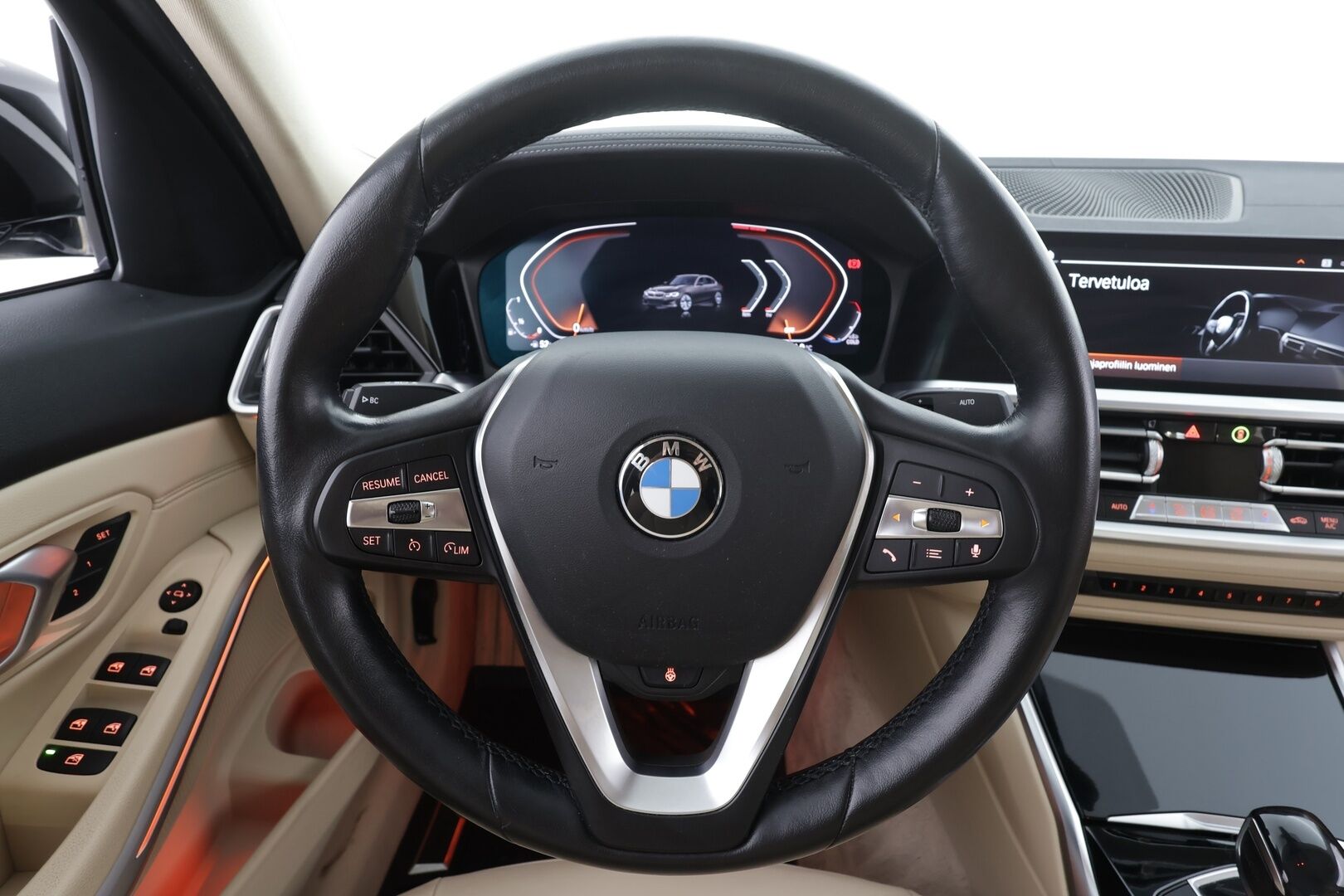 BMW 320 2020 G20 Sedan 320i A xDrive Business Luxury * Sportpenkki Muistilla / LED / P.tutkat / Navi / Kaistavahti / Comfort Access * - Suomi-auto / Kahdet renkaat 