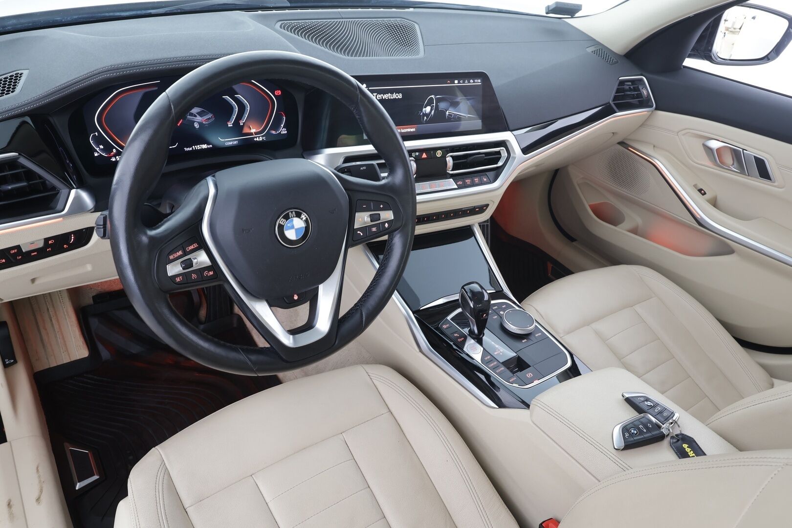 BMW 320 2020 G20 Sedan 320i A xDrive Business Luxury * Sportpenkki Muistilla / LED / P.tutkat / Navi / Kaistavahti / Comfort Access * - Suomi-auto / Kahdet renkaat 