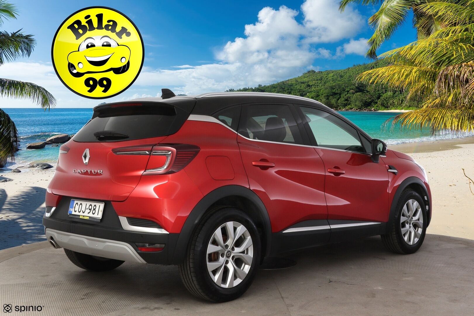 Renault Captur 2020 TCe 130 EDC7-aut Intens * Adapt.vakkari / Lohkolämmitin / Ratinlämmitin / P-kamera / Keyless Go * - * Suomi-auto / Kahdet renkaat aluvantein! *