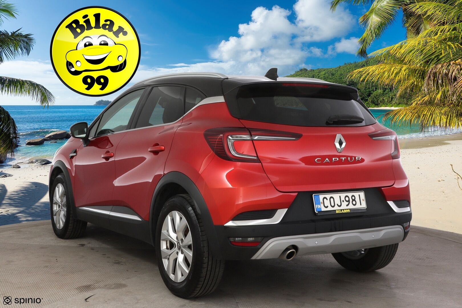 Renault Captur 2020 TCe 130 EDC7-aut Intens * Adapt.vakkari / Lohkolämmitin / Ratinlämmitin / P-kamera / Keyless Go * - * Suomi-auto / Kahdet renkaat aluvantein! *