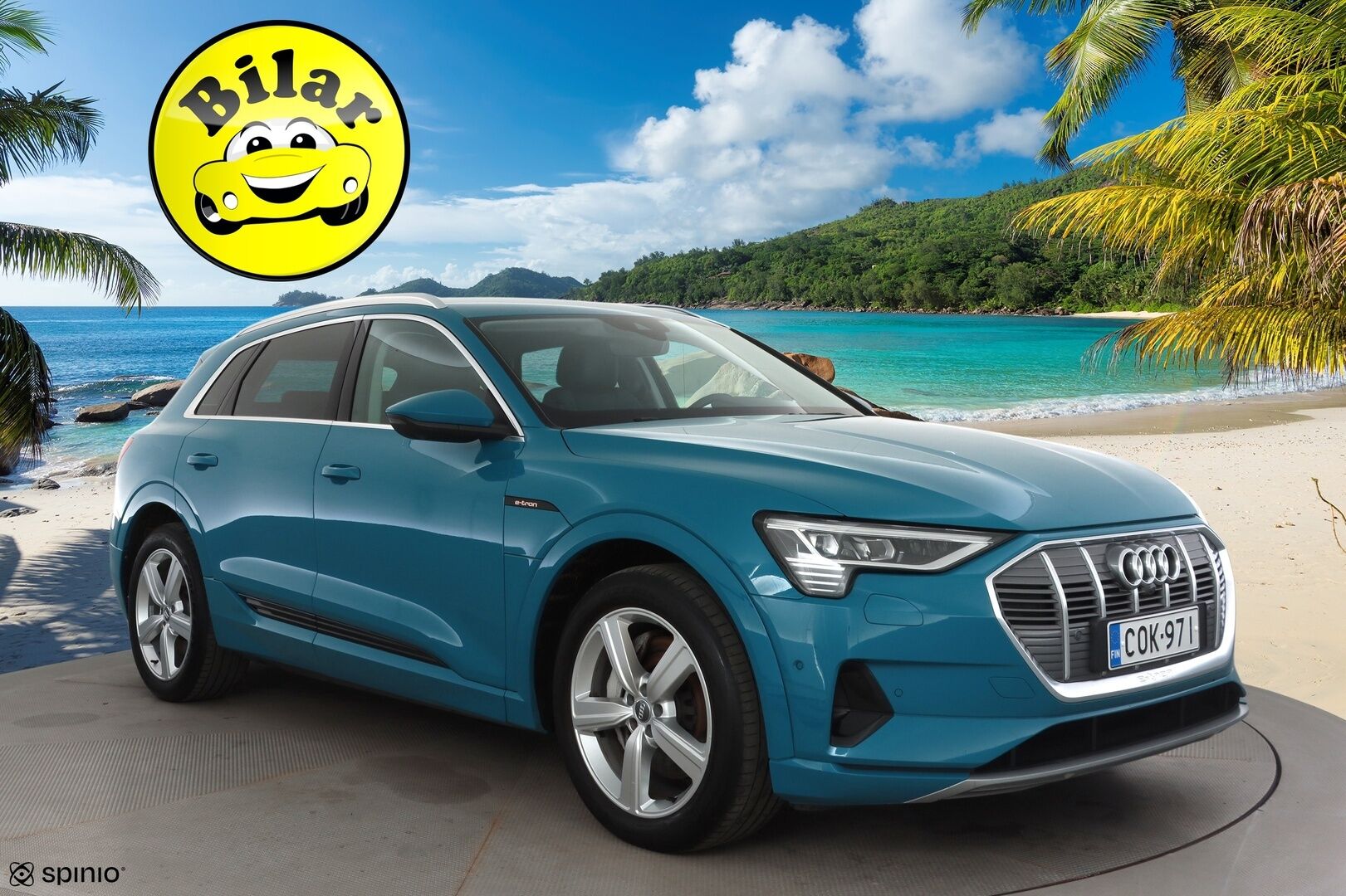 Audi e-tron 2020 Advanced Edition 55 quattro - | ACC | 360° | Sporttipenkit | Matrix-LED | Nahka-alcantara | Lane Assist | Digimittaristo | Sähk. takaluukku | Navi | Merkkihuollot | 2x renkaat aluin | 