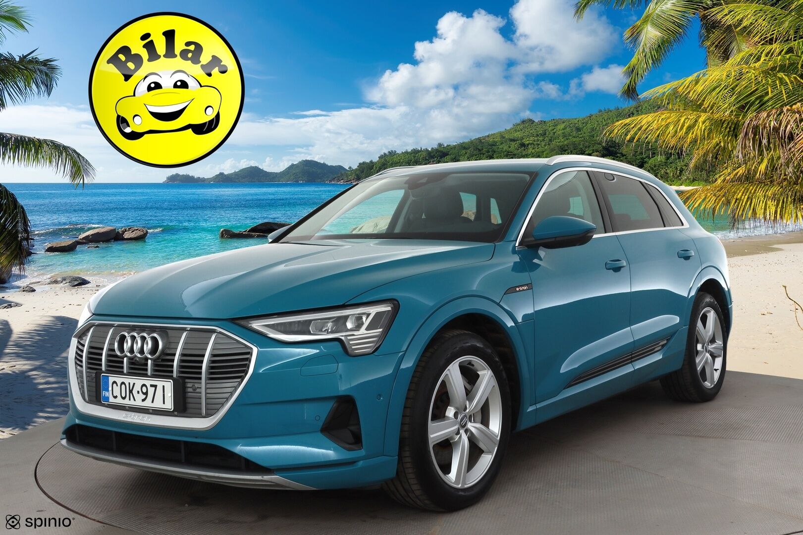 Audi e-tron 2020 Advanced Edition 55 quattro - | ACC | 360° | Sporttipenkit | Matrix-LED | Nahka-alcantara | Lane Assist | Digimittaristo | Sähk. takaluukku | Navi | Merkkihuollot | 2x renkaat aluin | 