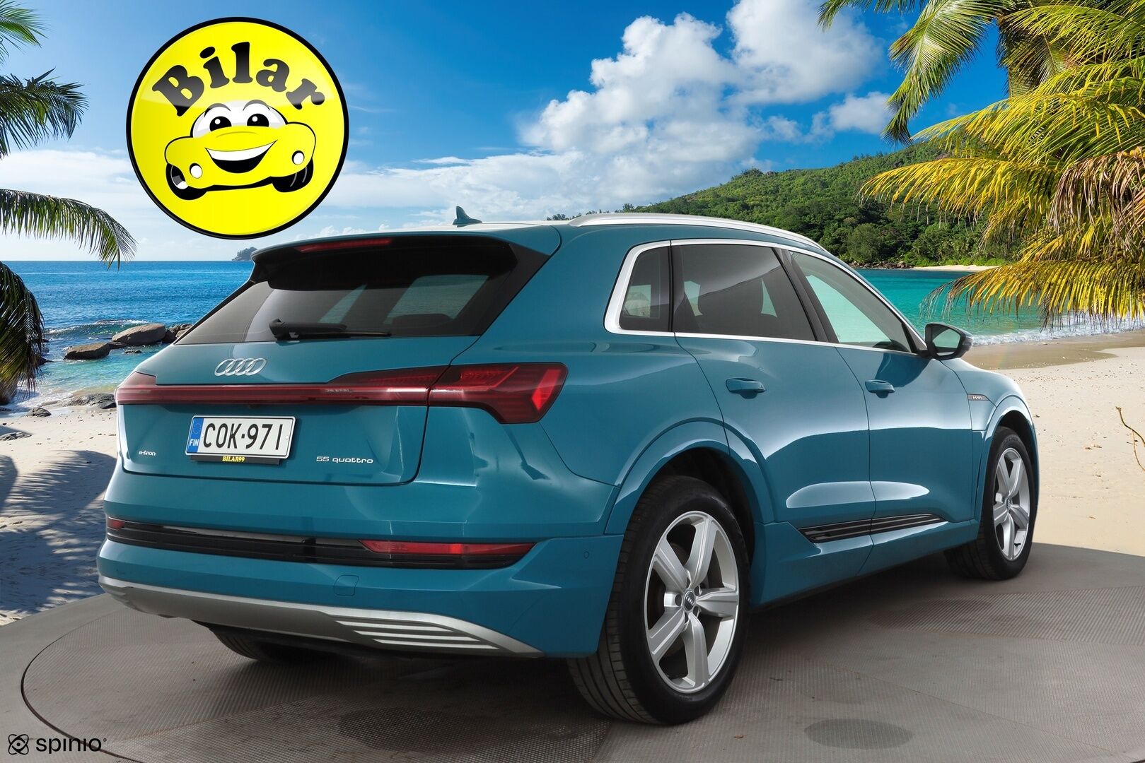 Audi e-tron 2020 Advanced Edition 55 quattro - | ACC | 360° | Sporttipenkit | Matrix-LED | Nahka-alcantara | Lane Assist | Digimittaristo | Sähk. takaluukku | Navi | Merkkihuollot | 2x renkaat aluin | 