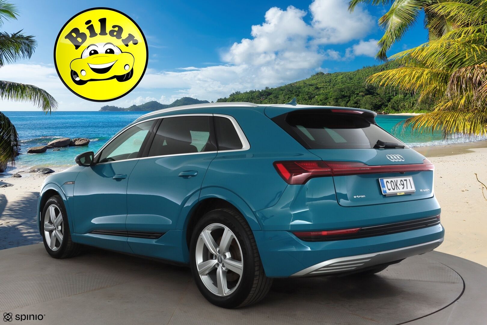 Audi e-tron 2020 Advanced Edition 55 quattro - | ACC | 360° | Sporttipenkit | Matrix-LED | Nahka-alcantara | Lane Assist | Digimittaristo | Sähk. takaluukku | Navi | Merkkihuollot | 2x renkaat aluin | 