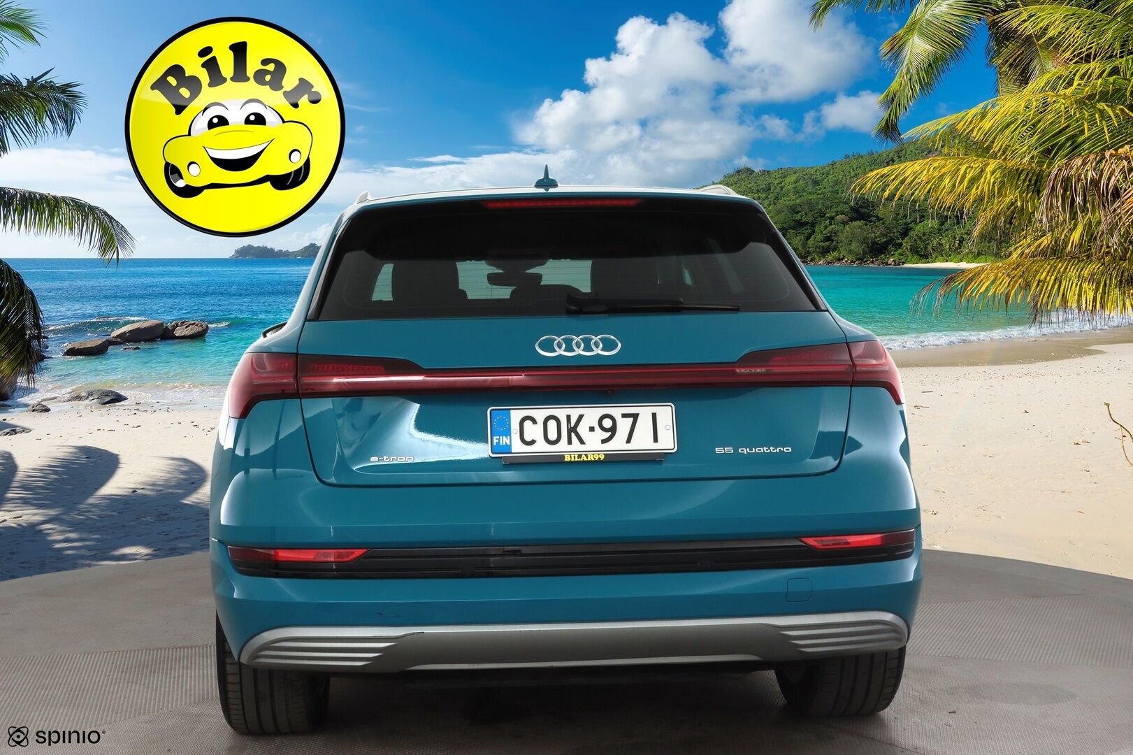 Audi e-tron 2020 Advanced Edition 55 quattro - | ACC | 360° | Sporttipenkit | Matrix-LED | Nahka-alcantara | Lane Assist | Digimittaristo | Sähk. takaluukku | Navi | Merkkihuollot | 2x renkaat aluin | 