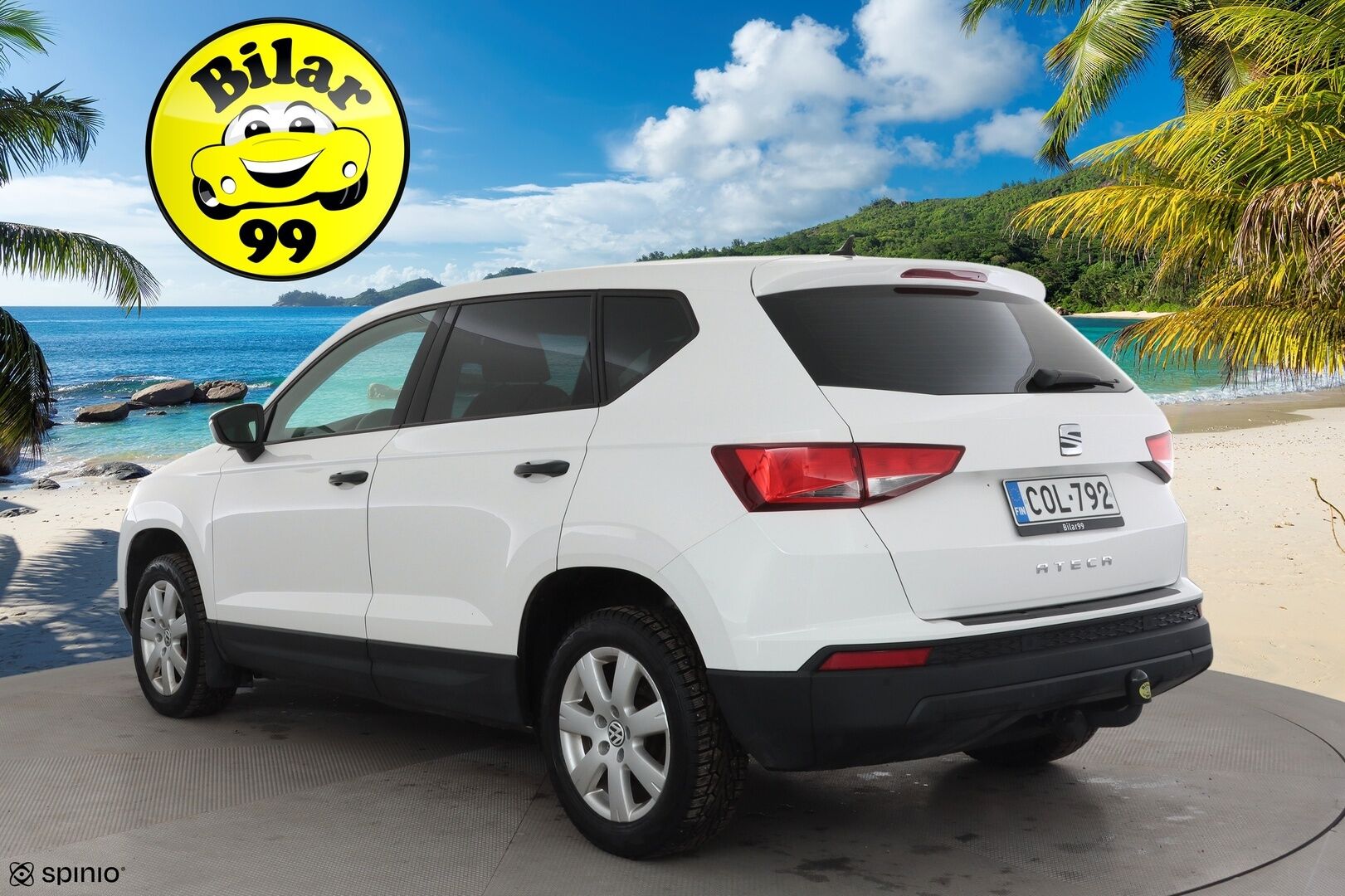 Seat Ateca 2020 1,6 TDI 115 Reference * Koukku / LED-lisävalo / P.Tutka / Lohkolämmitin / Vakkari / Bluetooth * - Suomi-auto / Kahdet renkaat aluvanteilla