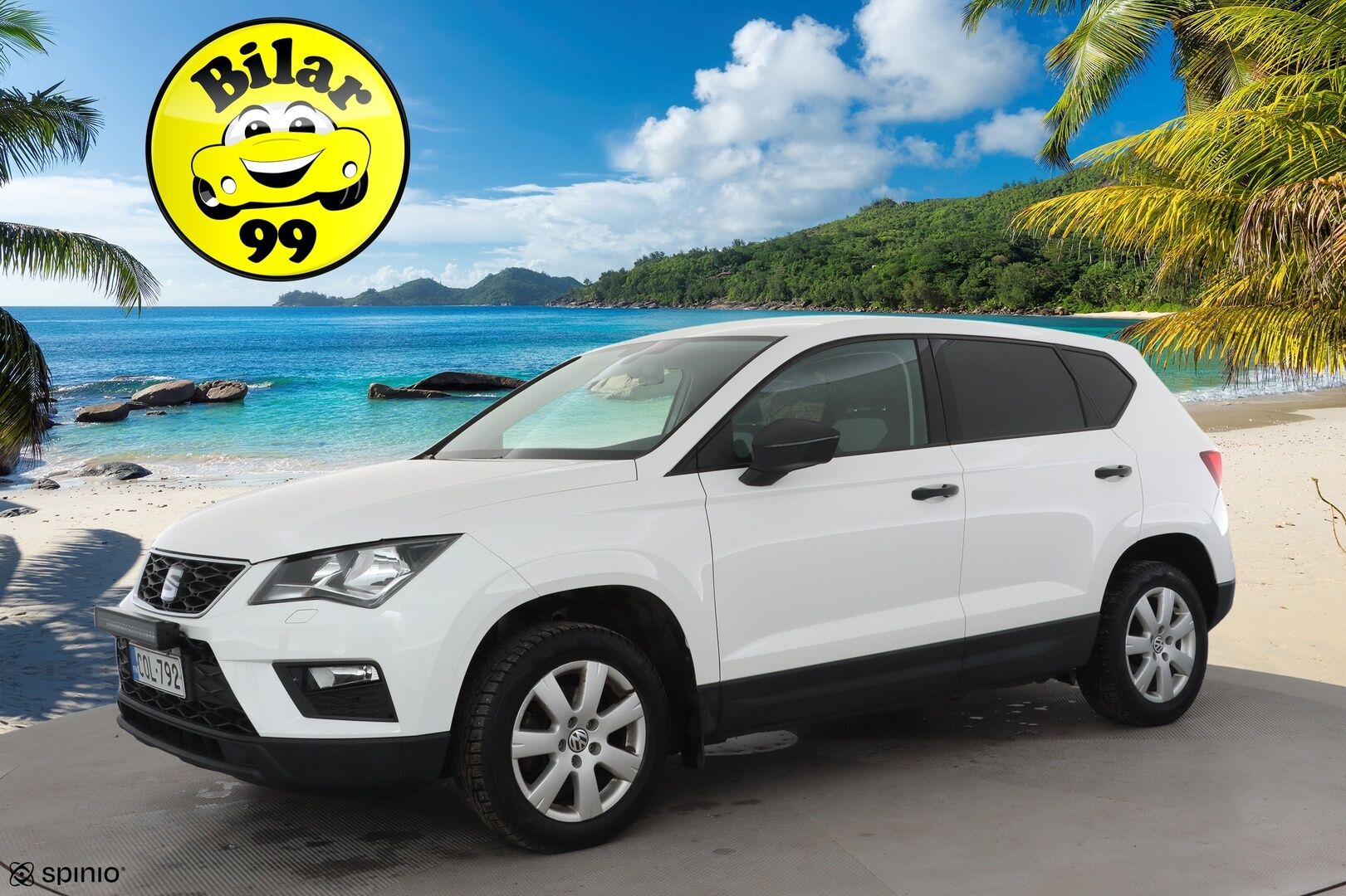 Seat Ateca 2020 1,6 TDI 115 Reference * Koukku / LED-lisävalo / P.Tutka / Lohkolämmitin / Vakkari / Bluetooth * - Suomi-auto / Kahdet renkaat aluvanteilla