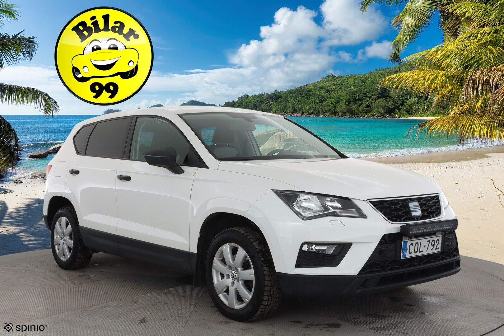 Seat Ateca 2020 1,6 TDI 115 Reference * Koukku / LED-lisävalo / P.Tutka / Lohkolämmitin / Vakkari / Bluetooth * - Suomi-auto / Kahdet renkaat aluvanteilla