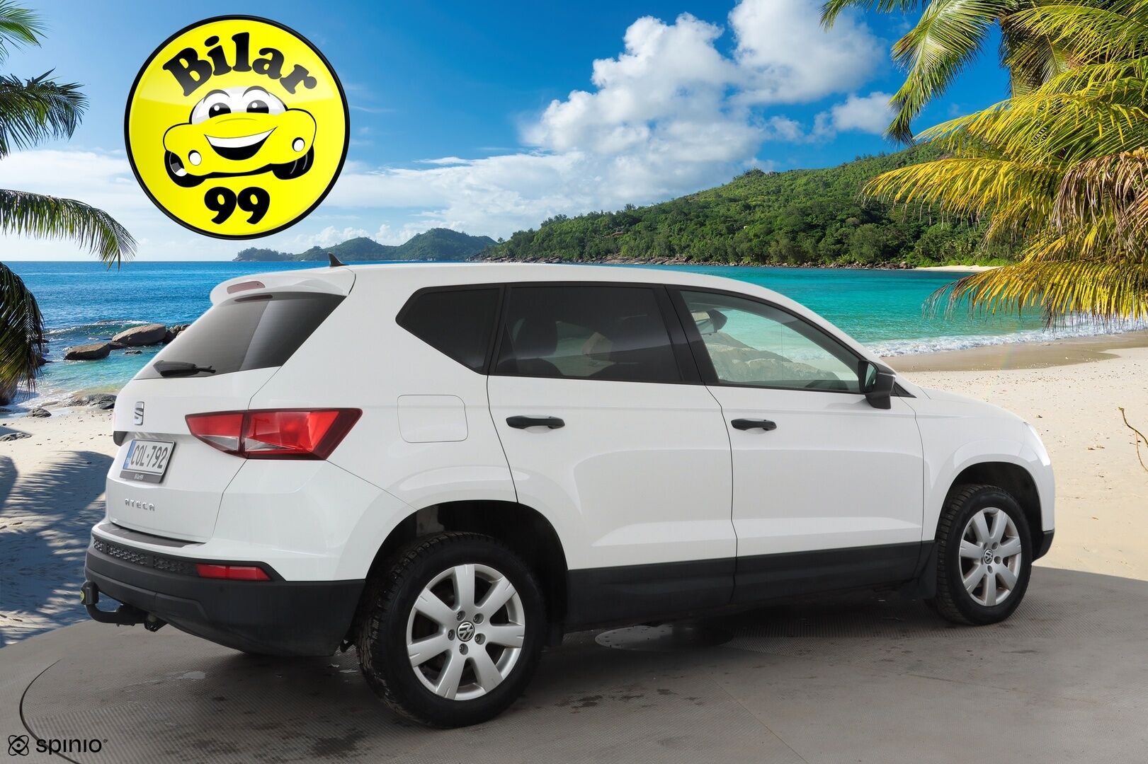 Seat Ateca 2020 1,6 TDI 115 Reference * Koukku / LED-lisävalo / P.Tutka / Lohkolämmitin / Vakkari / Bluetooth * - Suomi-auto / Kahdet renkaat aluvanteilla