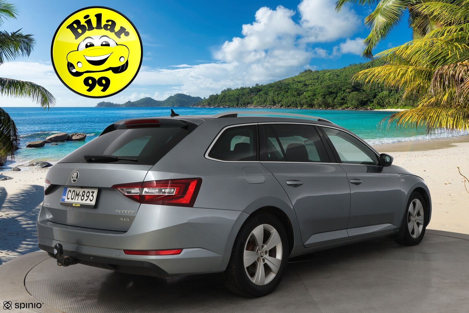 SKODA SUPERB 2016 Combi 2,0 TDI 190 4x4 L&K DSG aut * Webasto / Adapt.Vakkari / Canton / Ilmastoidut nahkapenkit / Koukku / Peruutuskamera / Lämpölasi* - Supervarusteltu / Juuri tullut Tampereelle!