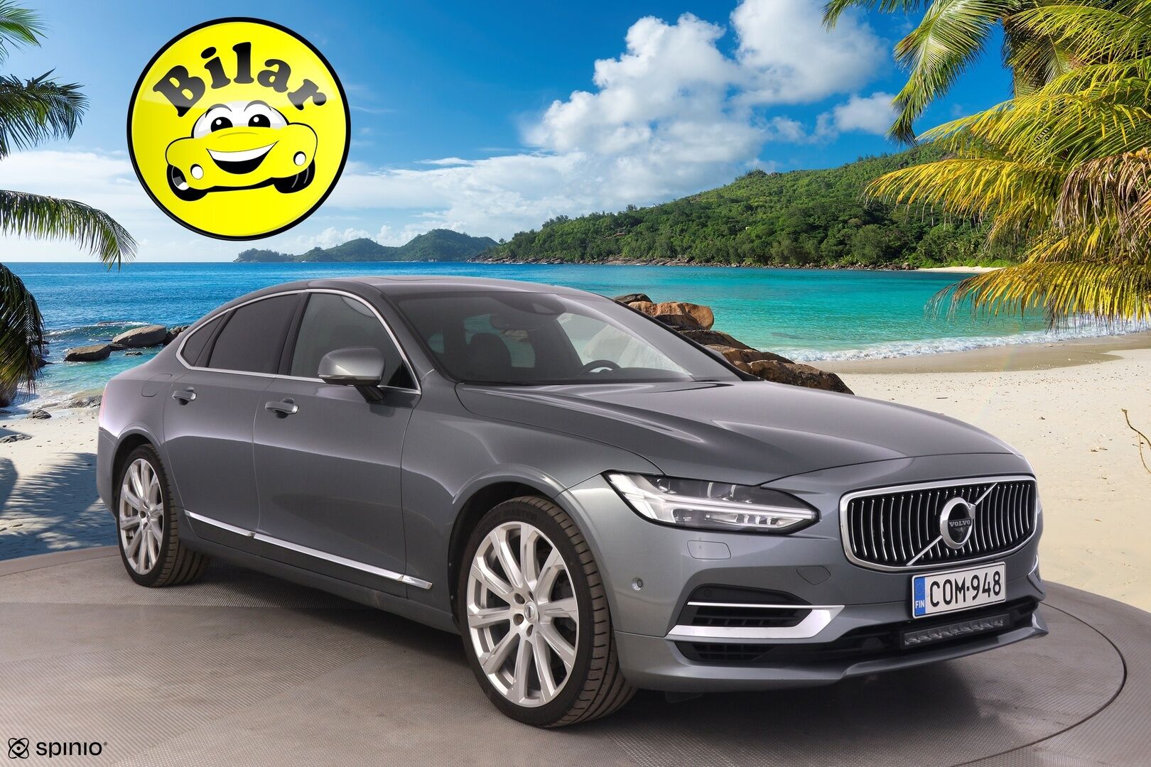 Volvo S90 2018 T8 AWD Inscription aut - | Webasto | ACC | B&W | 360 | Ilmastoidut muistipenkit | KeylessGo | Kattoluukku | LED | Koukku | 2 x Volvo alut | Upea metalliväri | Merkkihuollettu