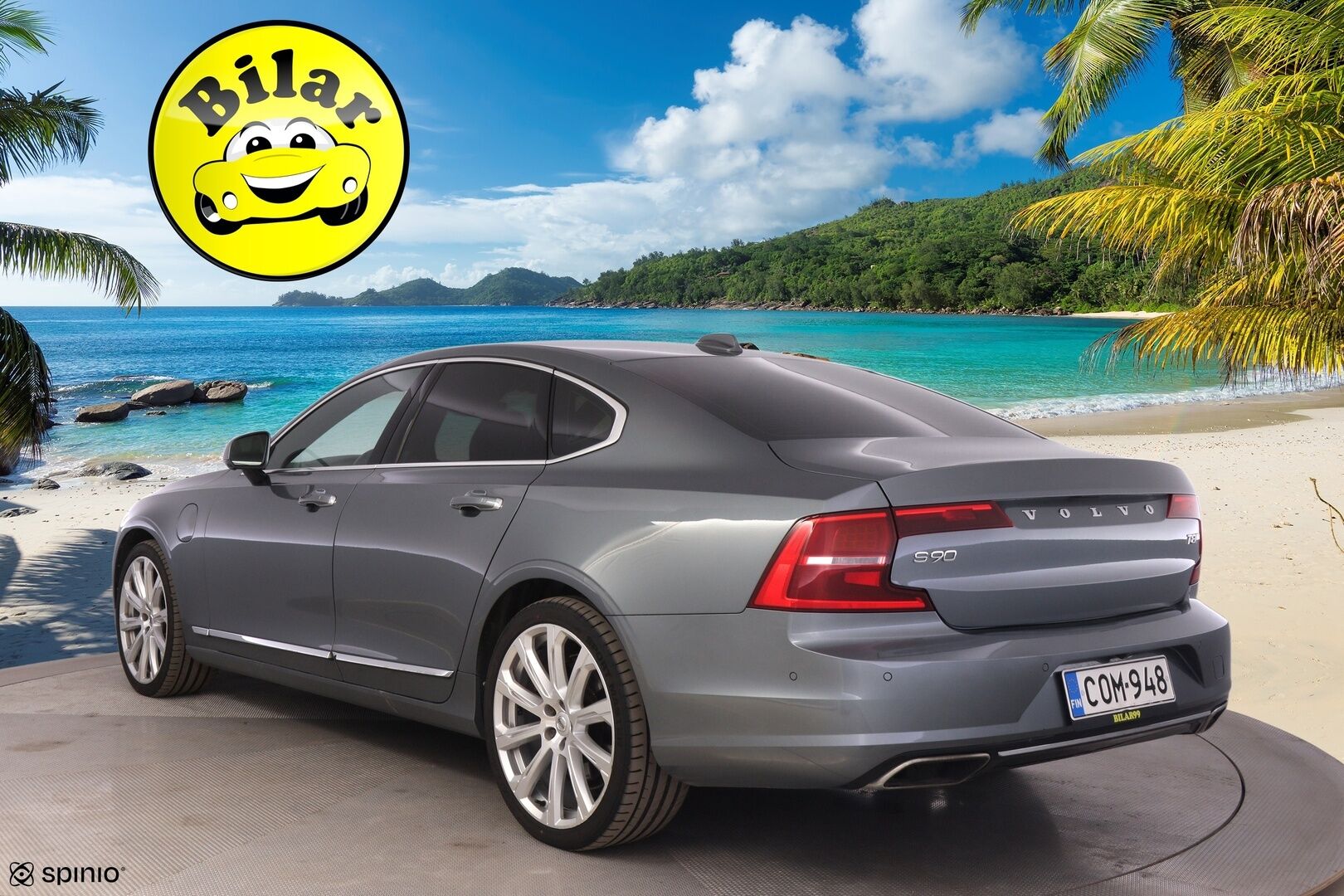 Volvo S90 2018 T8 AWD Inscription aut - | Webasto | ACC | B&W | 360 | Ilmastoidut muistipenkit | KeylessGo | Kattoluukku | LED | Koukku | 2 x Volvo alut | Upea metalliväri | Merkkihuollettu