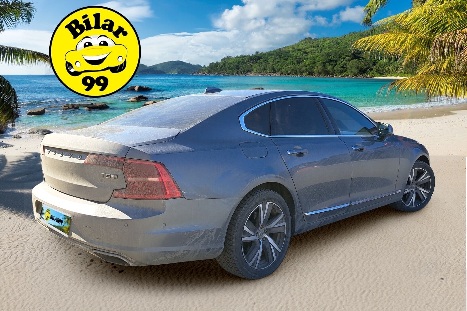 Volvo S90 2018 T8 AWD Inscription aut *Webasto / ACC / B&W / 360 / Ilmastoidut muistipenkit / KeylessGo / Kattoluukku / LED / Koukku* - 2 x Volvo alut / Upea metalliväri / Merkkihuollettu! - HULLUT AVAJAISHULINAT KORKOTARJOUS 3,29 %