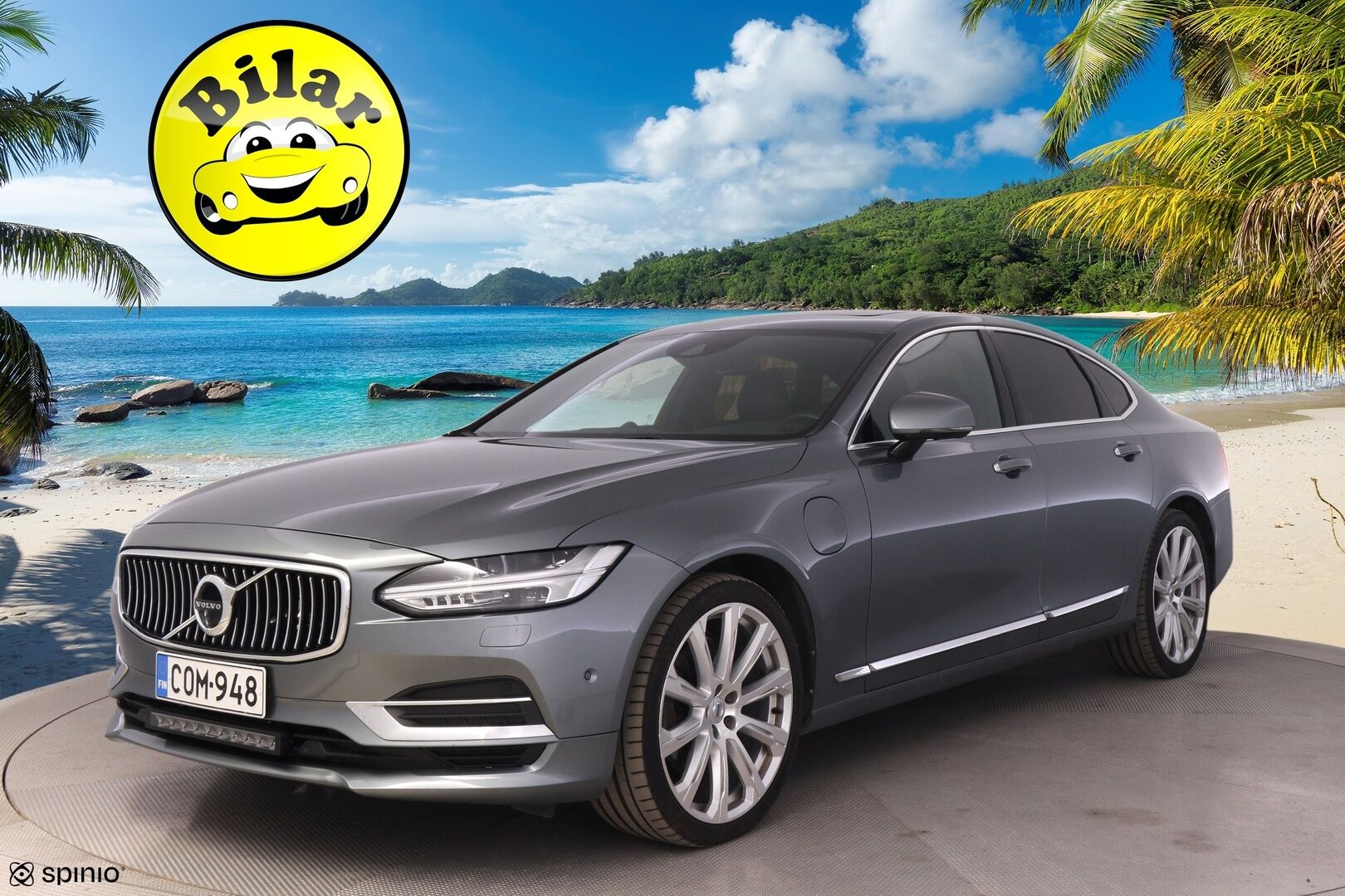 Volvo S90 2018 T8 AWD Inscription aut - | Webasto | ACC | B&W | 360 | Ilmastoidut muistipenkit | KeylessGo | Kattoluukku | LED | Koukku | 2 x Volvo alut | Upea metalliväri | Merkkihuollettu