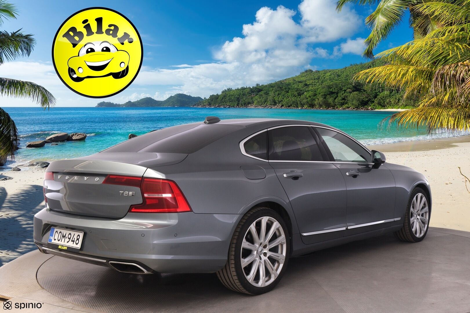 Volvo S90 2018 T8 AWD Inscription aut - | Webasto | ACC | B&W | 360 | Ilmastoidut muistipenkit | KeylessGo | Kattoluukku | LED | Koukku | 2 x Volvo alut | Upea metalliväri | Merkkihuollettu
