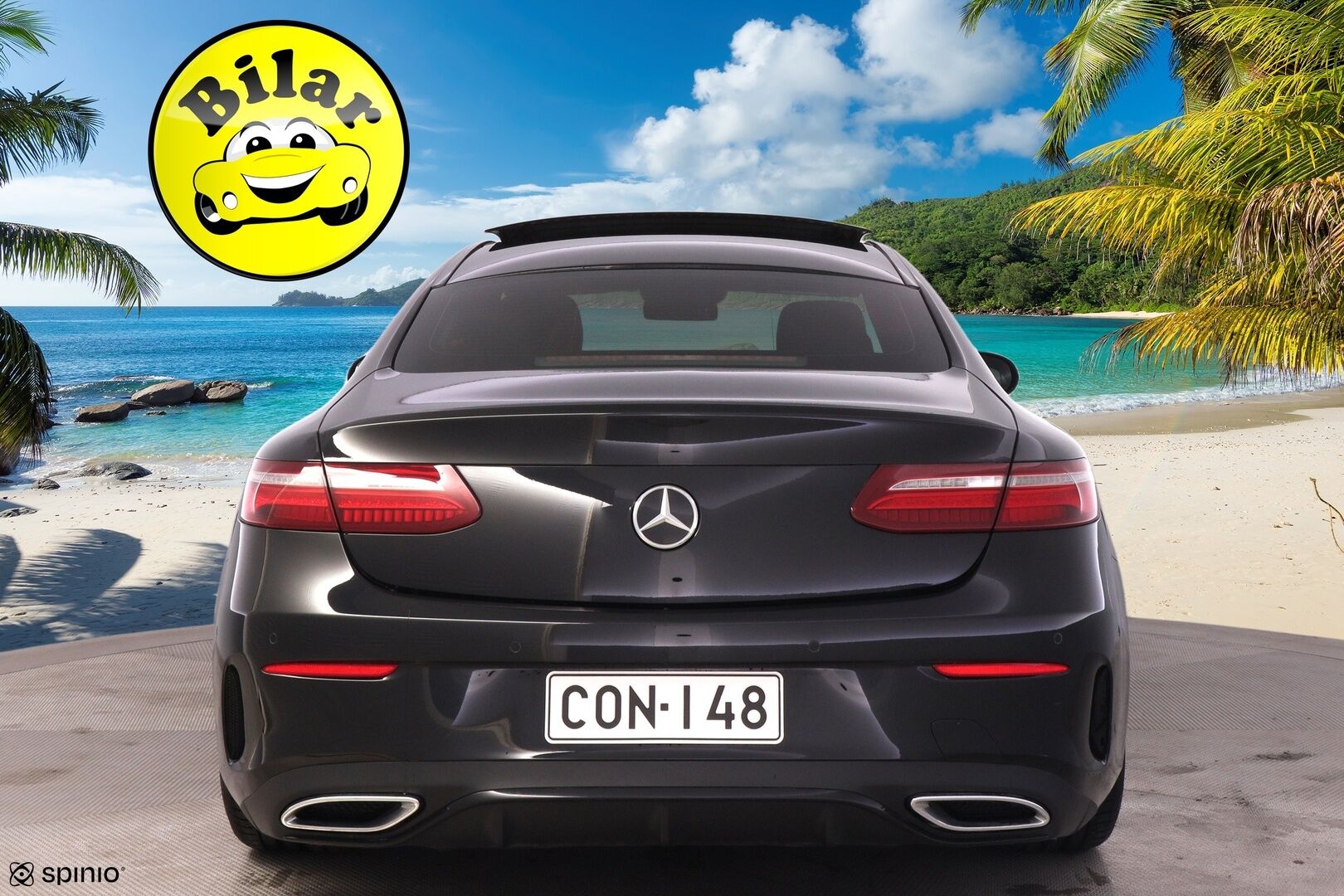 Mercedes-Benz E 2017 220 d Coupé AMG - Widescreen | Burmester | Webasto | 360 | Hierovat muistinahat | HUD | BLIS | Panorama | KeyLessGo | Juuri huollettu