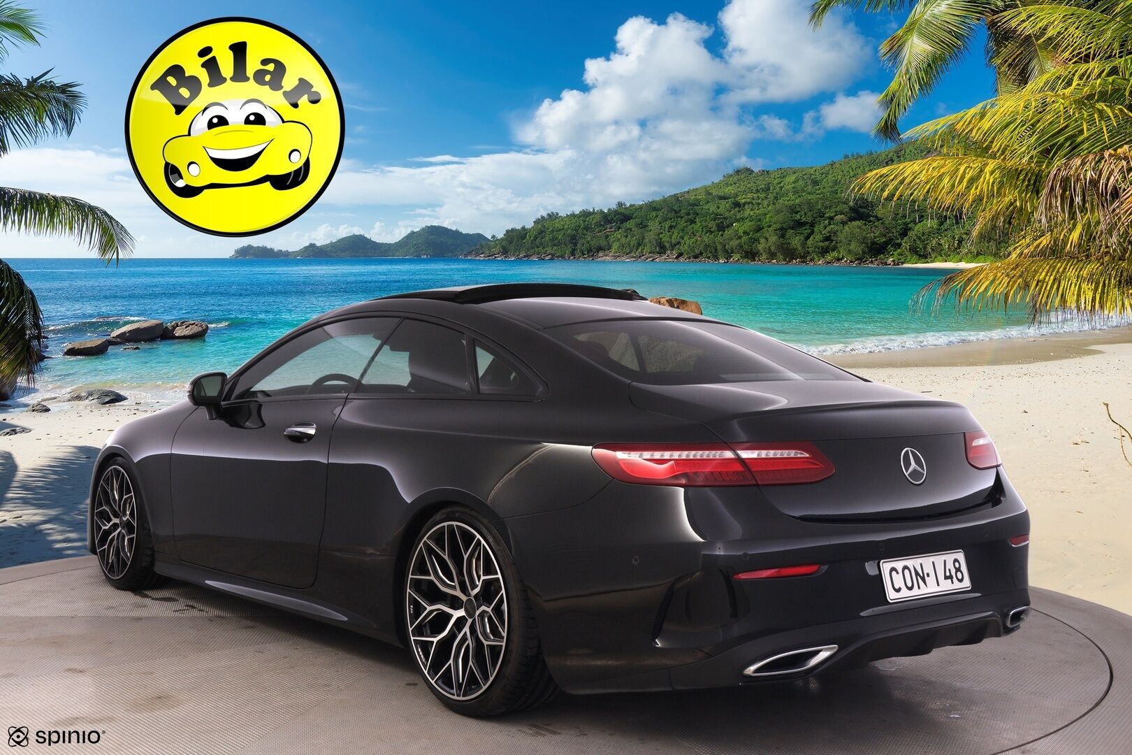 Mercedes-Benz E 2017 220 d Coupé AMG - Widescreen | Burmester | Webasto | 360 | Hierovat muistinahat | HUD | BLIS | Panorama | KeyLessGo | Juuri huollettu