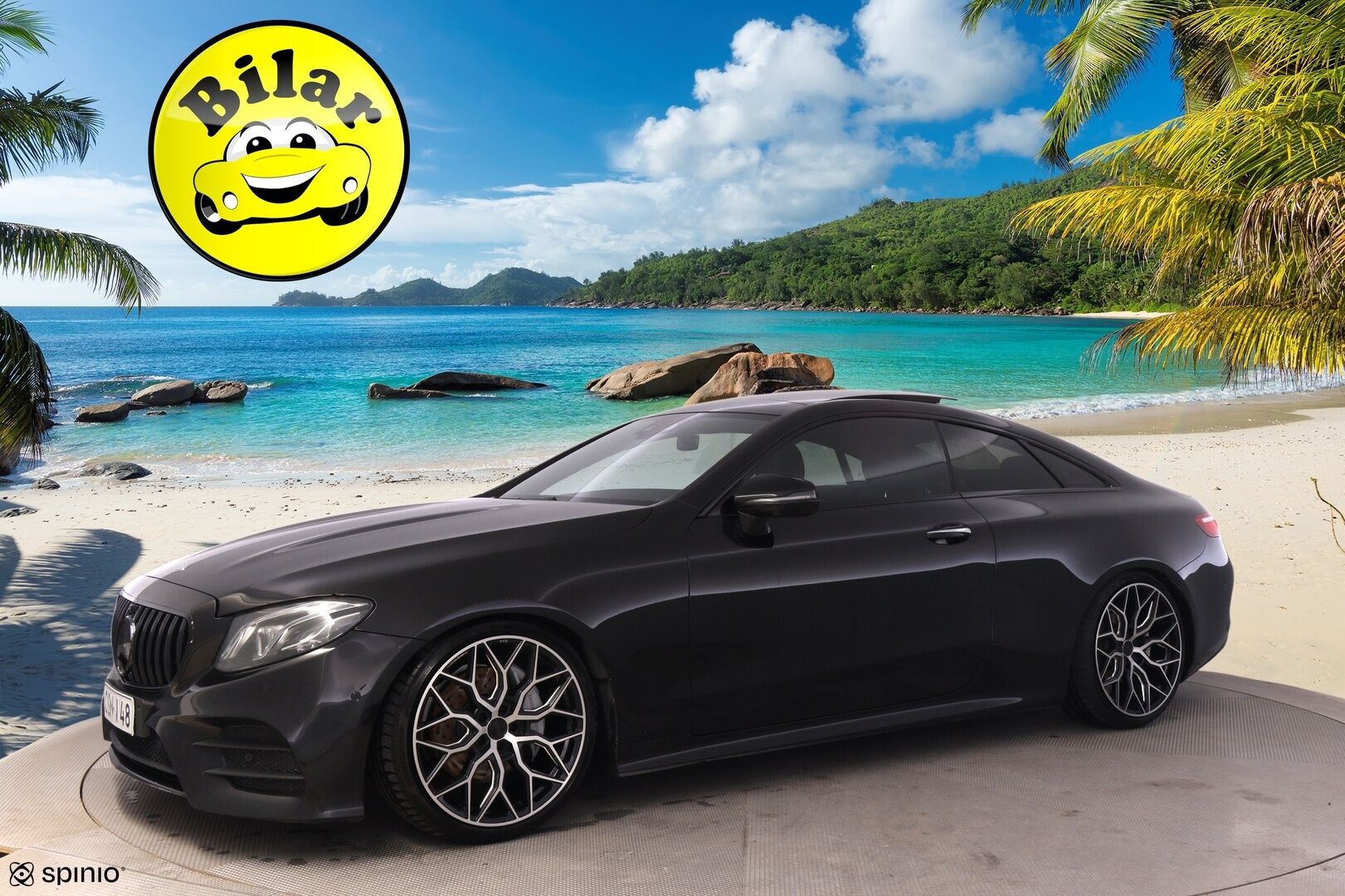 Mercedes-Benz E 2017 220 d Coupé AMG - Widescreen | Burmester | Webasto | 360 | Hierovat muistinahat | HUD | BLIS | Panorama | KeyLessGo | Juuri huollettu