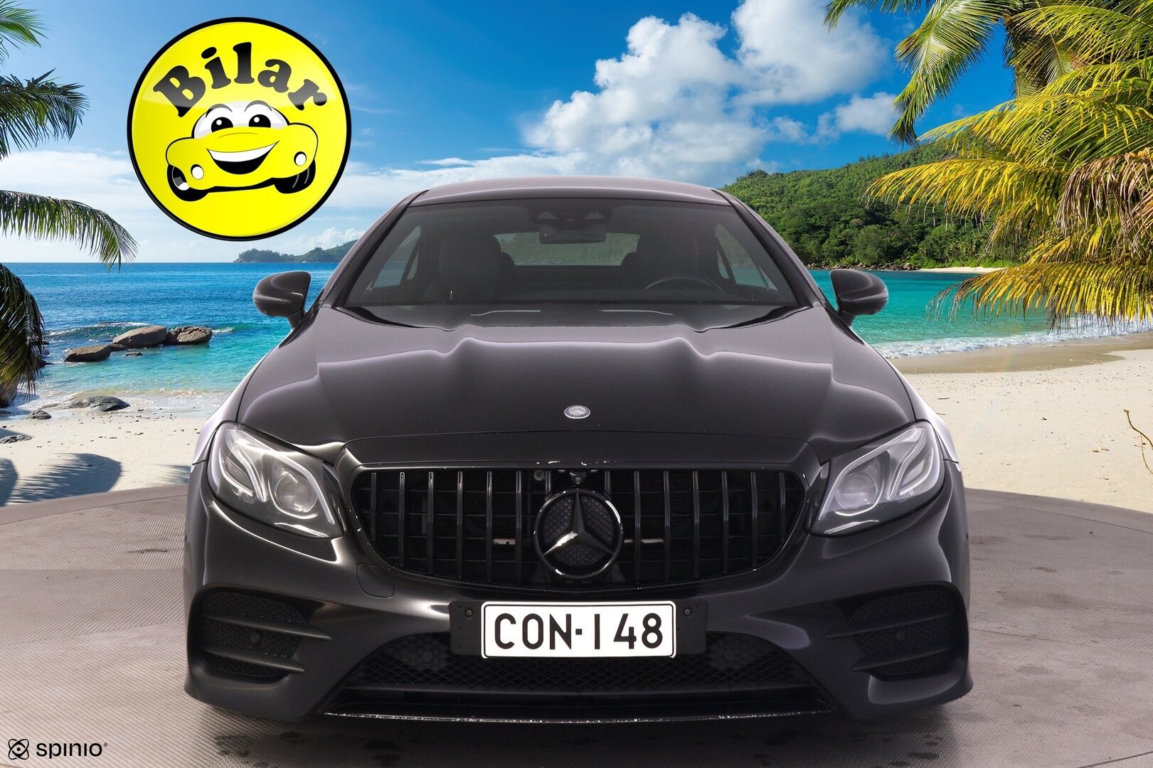 Mercedes-Benz E 2017 220 d Coupé AMG - Widescreen | Burmester | Webasto | 360 | Hierovat muistinahat | HUD | BLIS | Panorama | KeyLessGo | Juuri huollettu