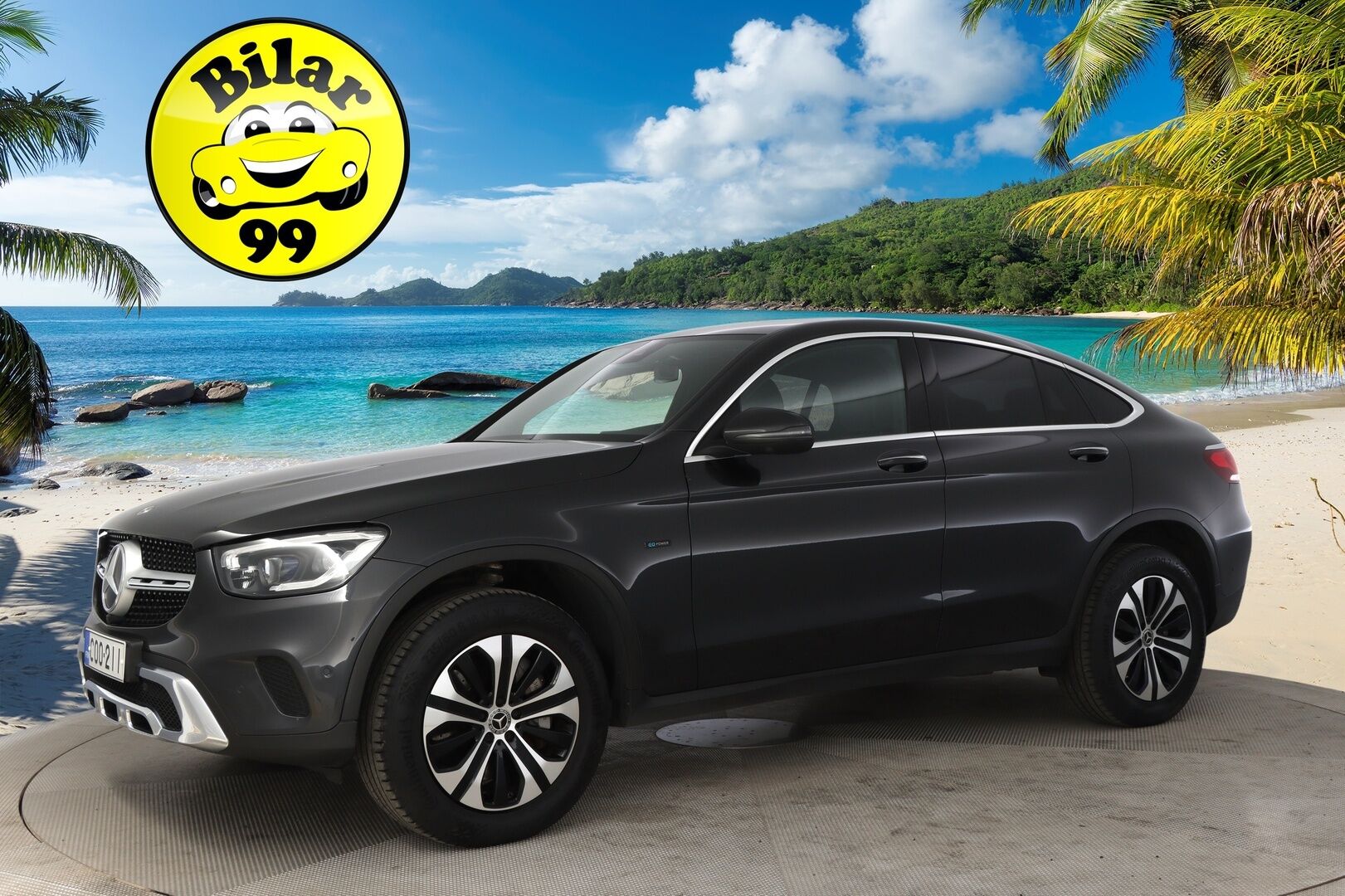 Mercedes-Benz GLC 2020 300 e 4MATIC A Business Coupé EQ Power *Burmester / Lasikattoluukku / Vetokoukku / 360 kamera* - 3,99 % KORKOTARJOUS TÄHÄN AUTOON - *Suomi-auto / 2x renkaat ja vanteet / Näyttävä*
