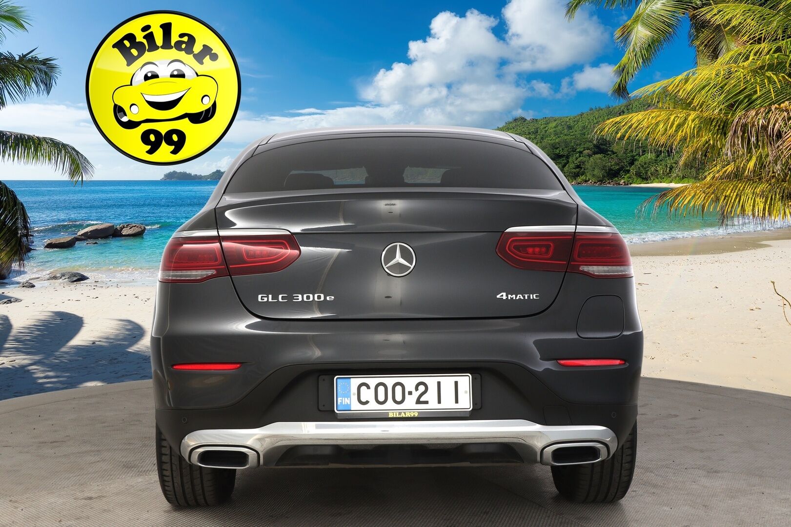 Mercedes-Benz GLC 2020 300 e 4MATIC A Business Coupé EQ Power *Burmester / Lasikattoluukku / Vetokoukku / 360 kamera* - 3,99 % KORKOTARJOUS TÄHÄN AUTOON - *Suomi-auto / 2x renkaat ja vanteet / Näyttävä*