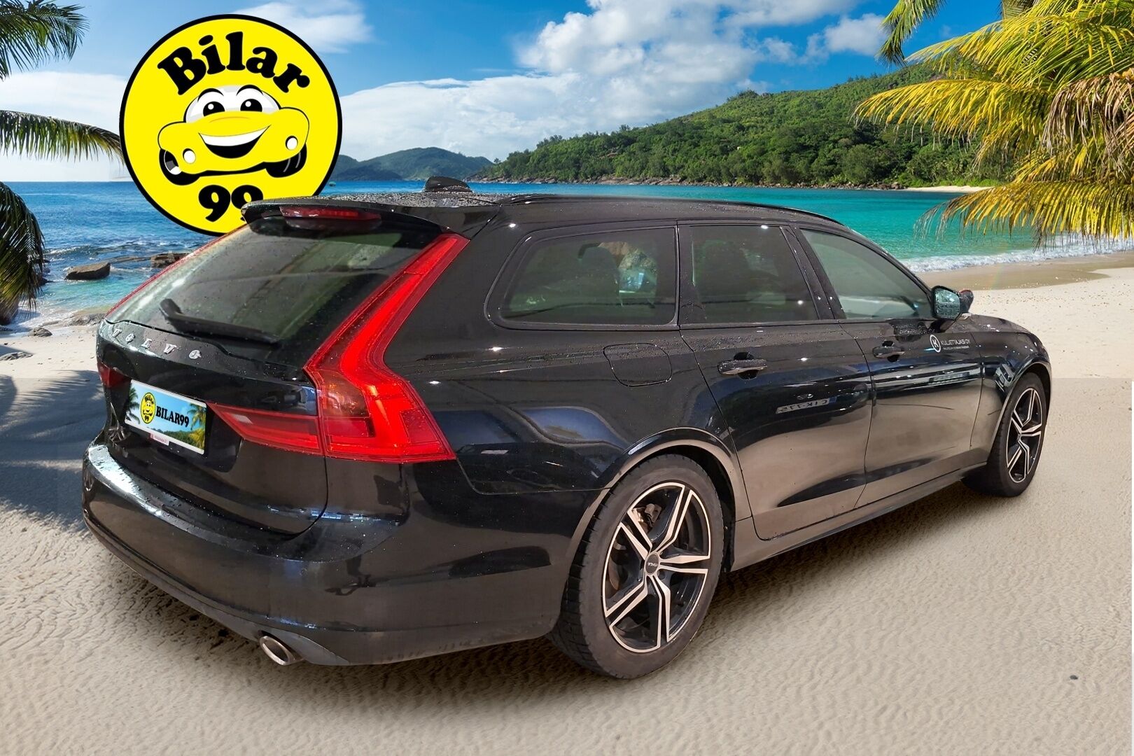 Volvo V90 2020 D3 Business aut *Acc / Nahat / Voc / Navi / S.koukku / Led / ALV* - Pieni kuluttuinen perhefarkku! / Järki hintaan!