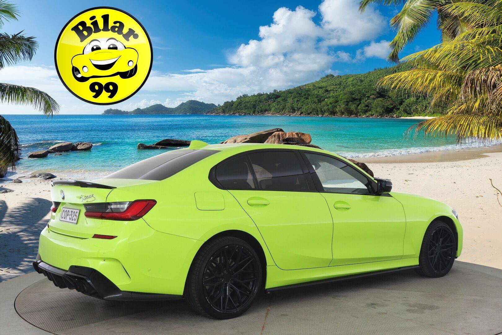 BMW 330 2019 G20 Sedan 330e A Charged Edition * M-Sport ulkonäkö / Tähtikatto / LED / ACC /  Apple&Andoird / Sport-Penkit / Ambient * - * Näyttävä Väri / 19'' erikoisvanteet * 