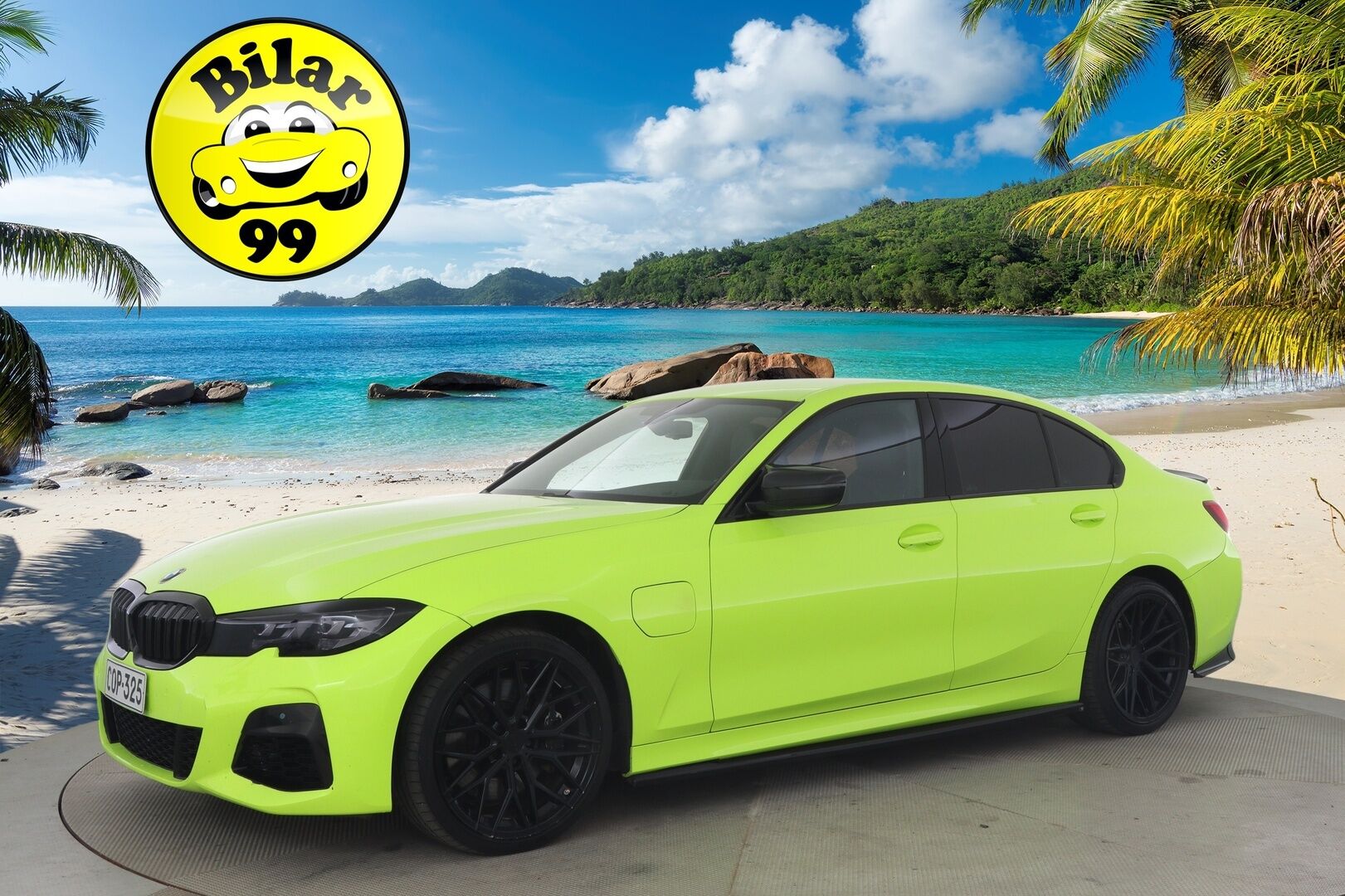 BMW 330 2019 G20 Sedan 330e A Charged Edition * M-Sport ulkonäkö / Tähtikatto / LED / ACC /  Apple&Andoird / Sport-Penkit / Ambient * - * Näyttävä Väri / 19'' erikoisvanteet * 