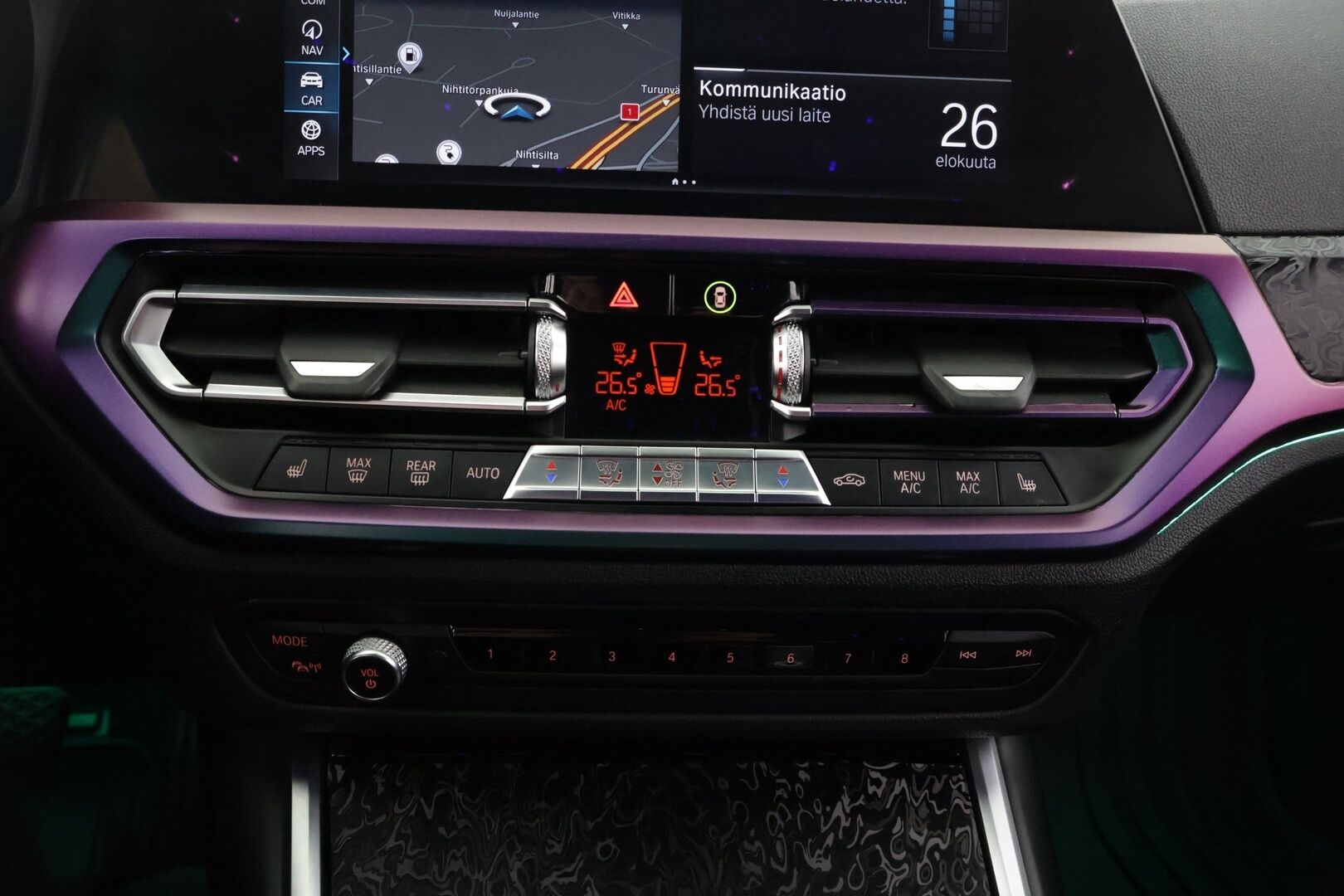 BMW 330 2019 G20 Sedan 330e A Charged Edition * M-Sport ulkonäkö / Tähtikatto / LED / ACC /  Apple&Andoird / Sport-Penkit / Ambient * - * Näyttävä Väri / 19'' erikoisvanteet * 