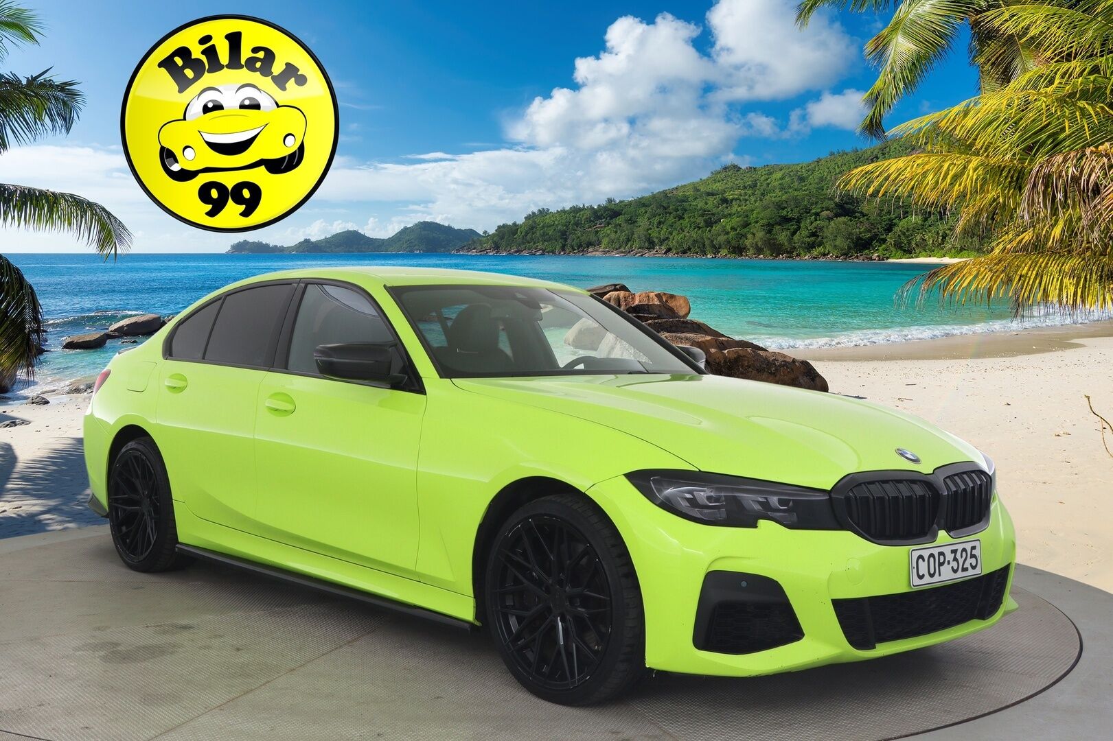 BMW 330 2019 G20 Sedan 330e A Charged Edition * M-Sport ulkonäkö / Tähtikatto / LED / ACC /  Apple&Andoird / Sport-Penkit / Ambient * - * Näyttävä Väri / 19'' erikoisvanteet * 