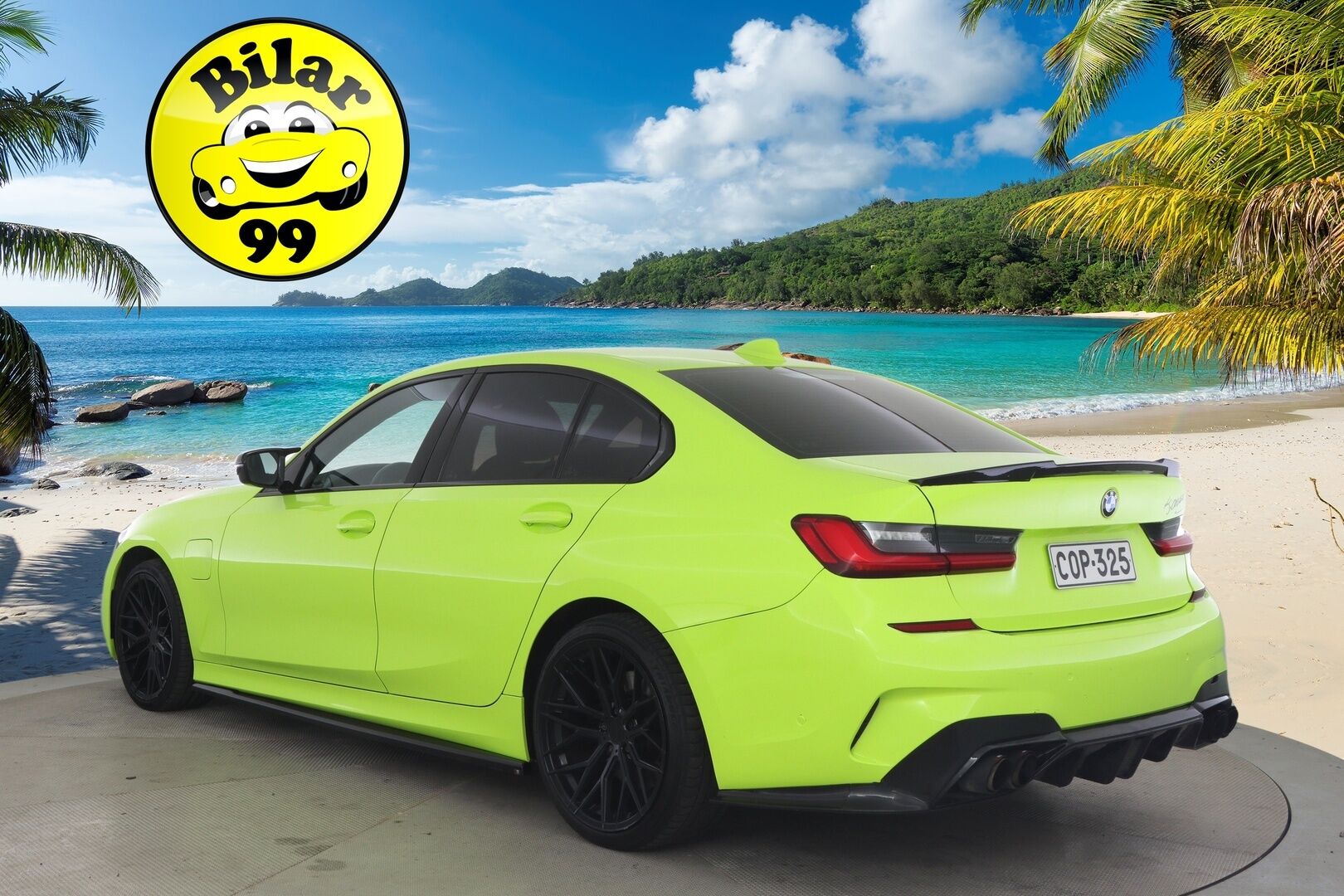 BMW 330 2019 G20 Sedan 330e A Charged Edition * M-Sport ulkonäkö / Tähtikatto / LED / ACC /  Apple&Andoird / Sport-Penkit / Ambient * - * Näyttävä Väri / 19'' erikoisvanteet * 