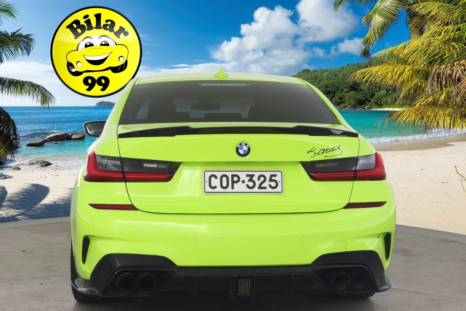 BMW 330 2019 G20 Sedan 330e A Charged Edition * M-Sport ulkonäkö / Tähtikatto / LED / ACC /  Apple&Andoird / Sport-Penkit / Ambient * - * Näyttävä Väri / 19'' erikoisvanteet * 