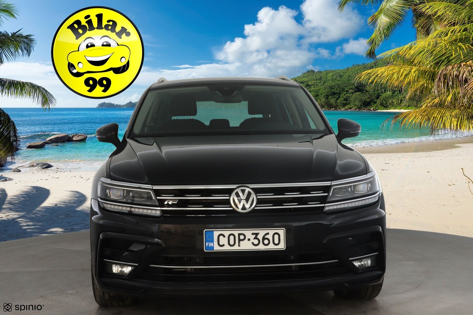 Volkswagen Tiguan 2020 R-Line 2,0 TDI SCR 110 kW 4MOTION DSG * Webasto / Koukku / Adapt.Vakkari / LED / Navi / Digimittari / Kangas-Alcantara - Suomi-auto / Kahdet Renkaat
