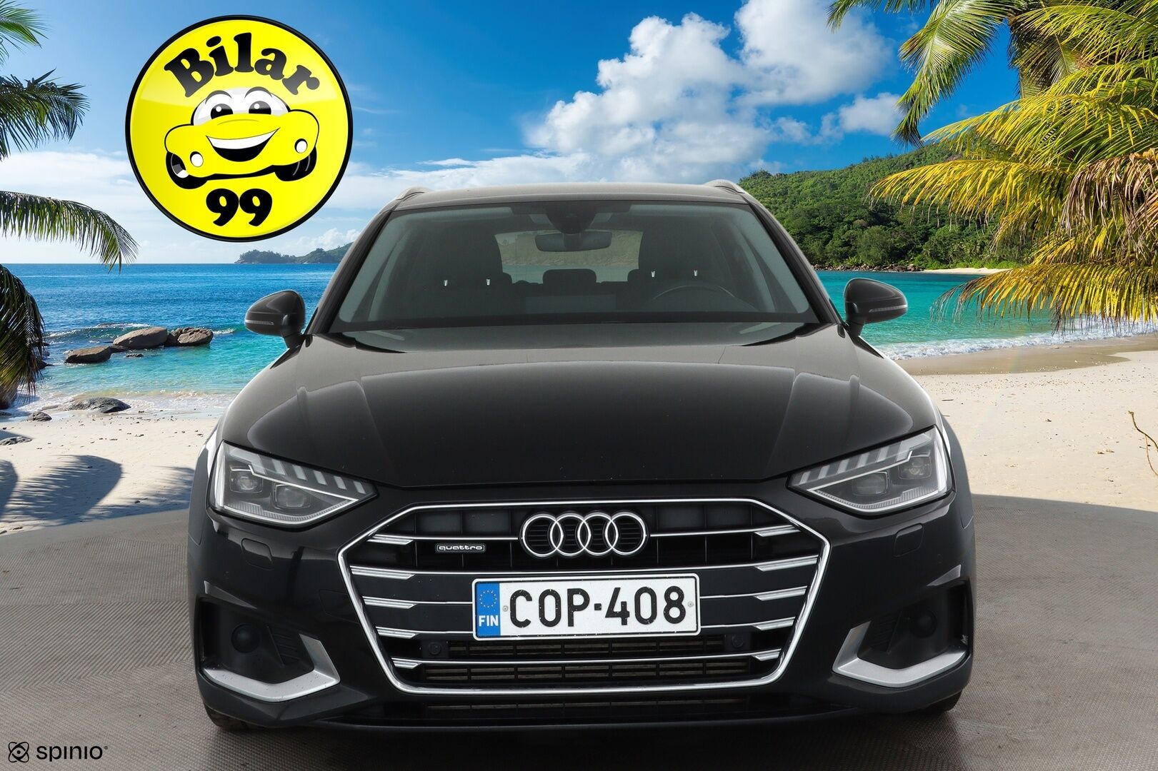 Audi A4 2020 Avant Business Advanced 45 TFSI 180 kW MHEV quattro S tronic **Webasto / Vakkari / Digimittaristo / KeylessGo / Navi** - 3,99 % KORKOTARJOUS TÄHÄN AUTOON - Suomi-auto / Kahdet renkaat aluvanteilla