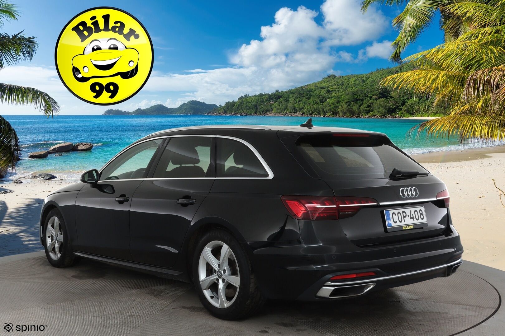 Audi A4 2020 Avant Business Advanced 45 TFSI 180 kW MHEV quattro S tronic **Webasto / Vakkari / Digimittaristo / KeylessGo / Navi** - 3,99 % KORKOTARJOUS TÄHÄN AUTOON - Suomi-auto / Kahdet renkaat aluvanteilla