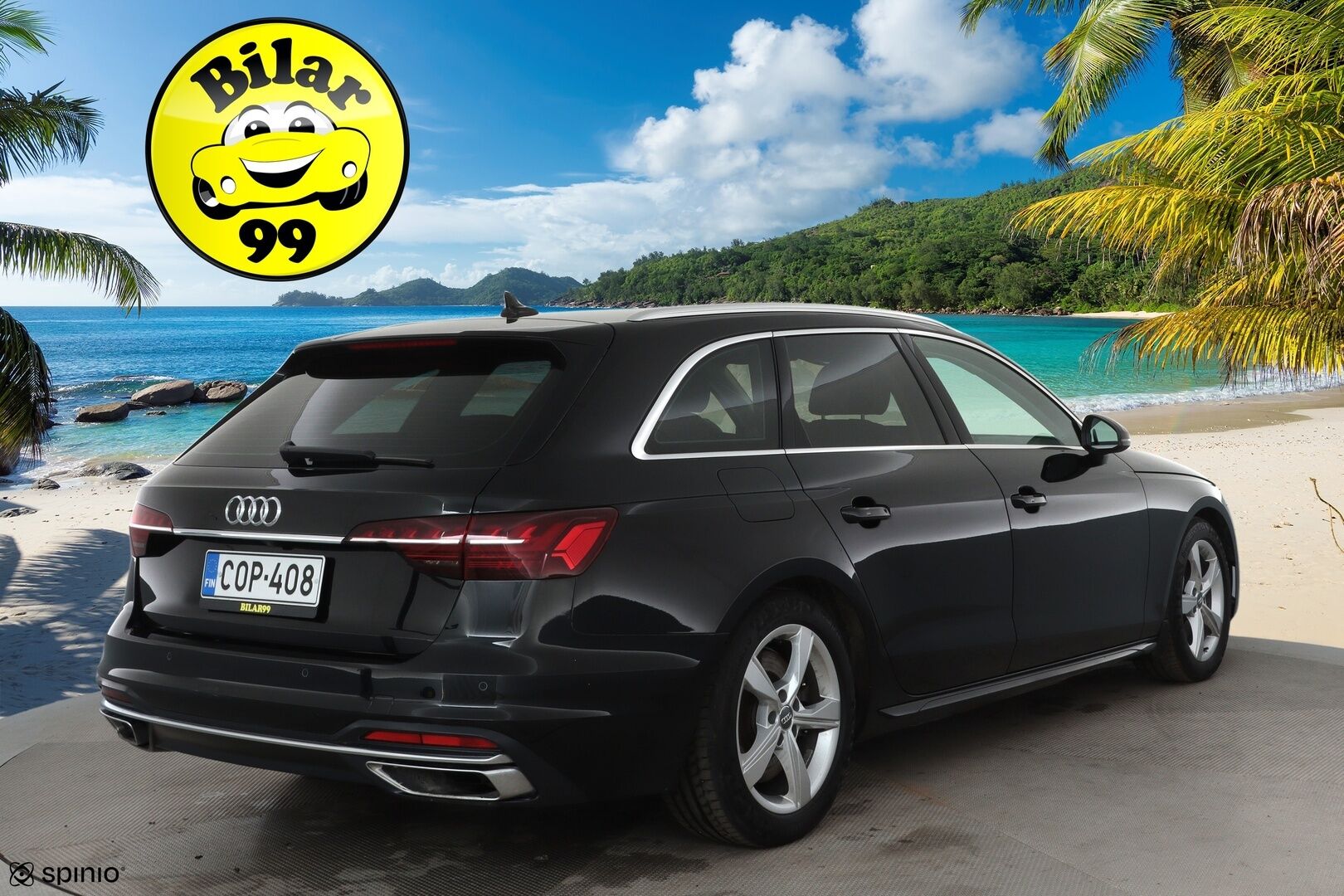 Audi A4 2020 Avant Business Advanced 45 TFSI 180 kW MHEV quattro S tronic **Webasto / Vakkari / Digimittaristo / KeylessGo / Navi** - 3,99 % KORKOTARJOUS TÄHÄN AUTOON - Suomi-auto / Kahdet renkaat aluvanteilla